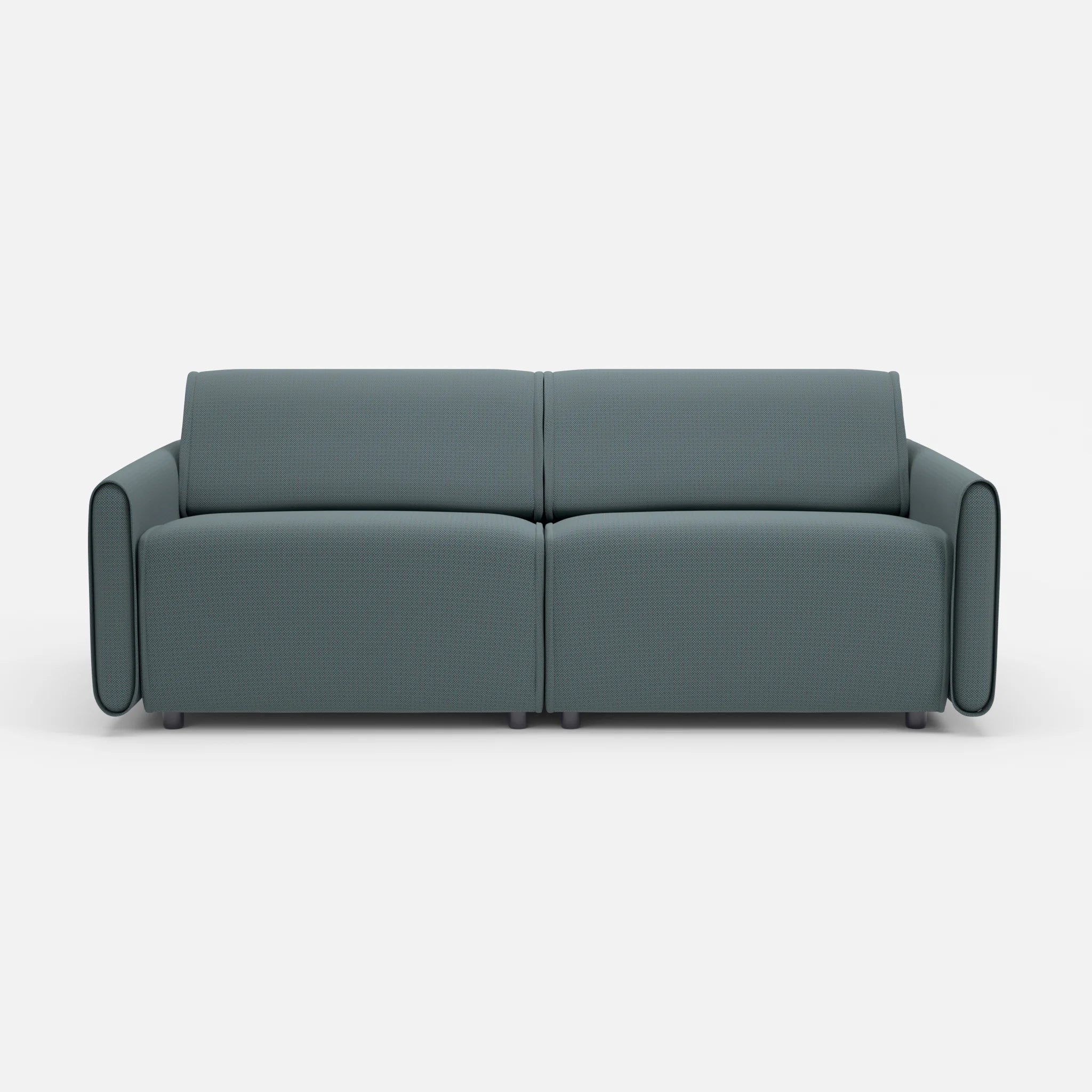 2 Sitzer Sofa Belleform 1 credojaspis in Türkis von vorne