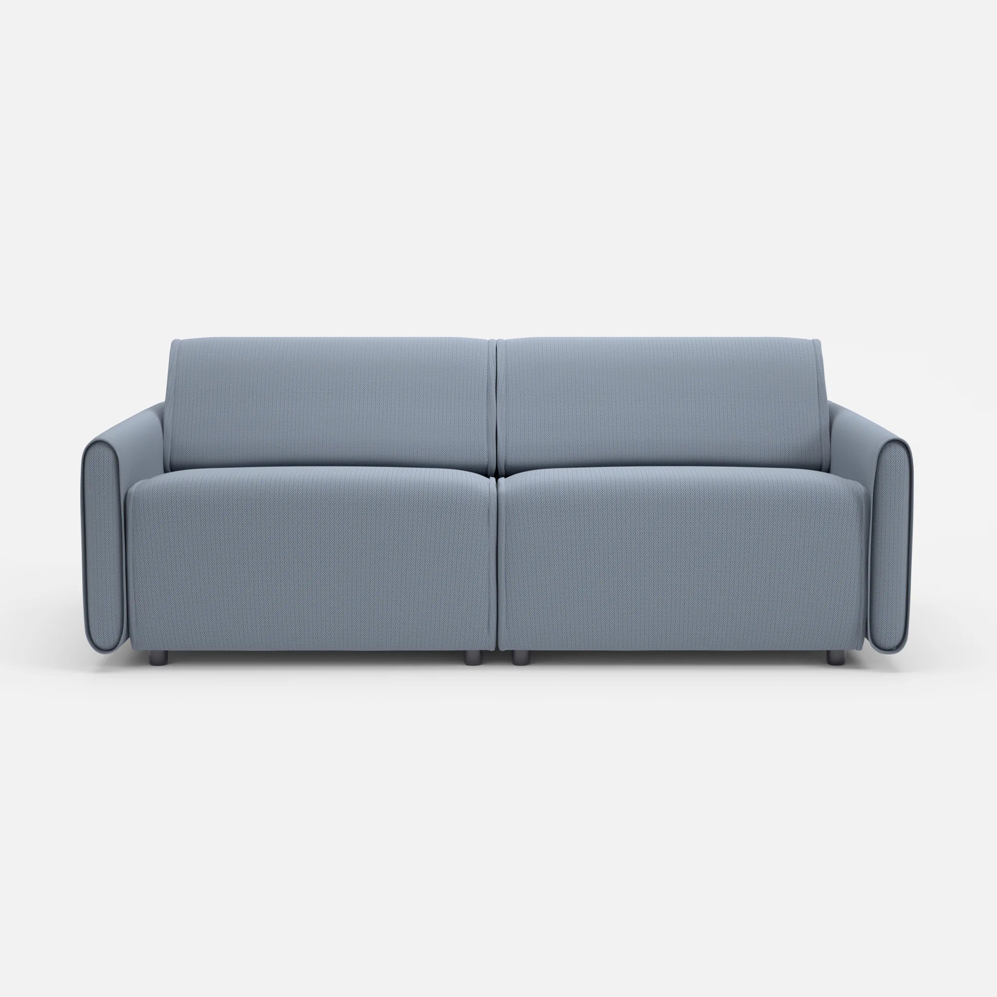 2 Sitzer Sofa Belleform 1 credosea in Blau von vorne