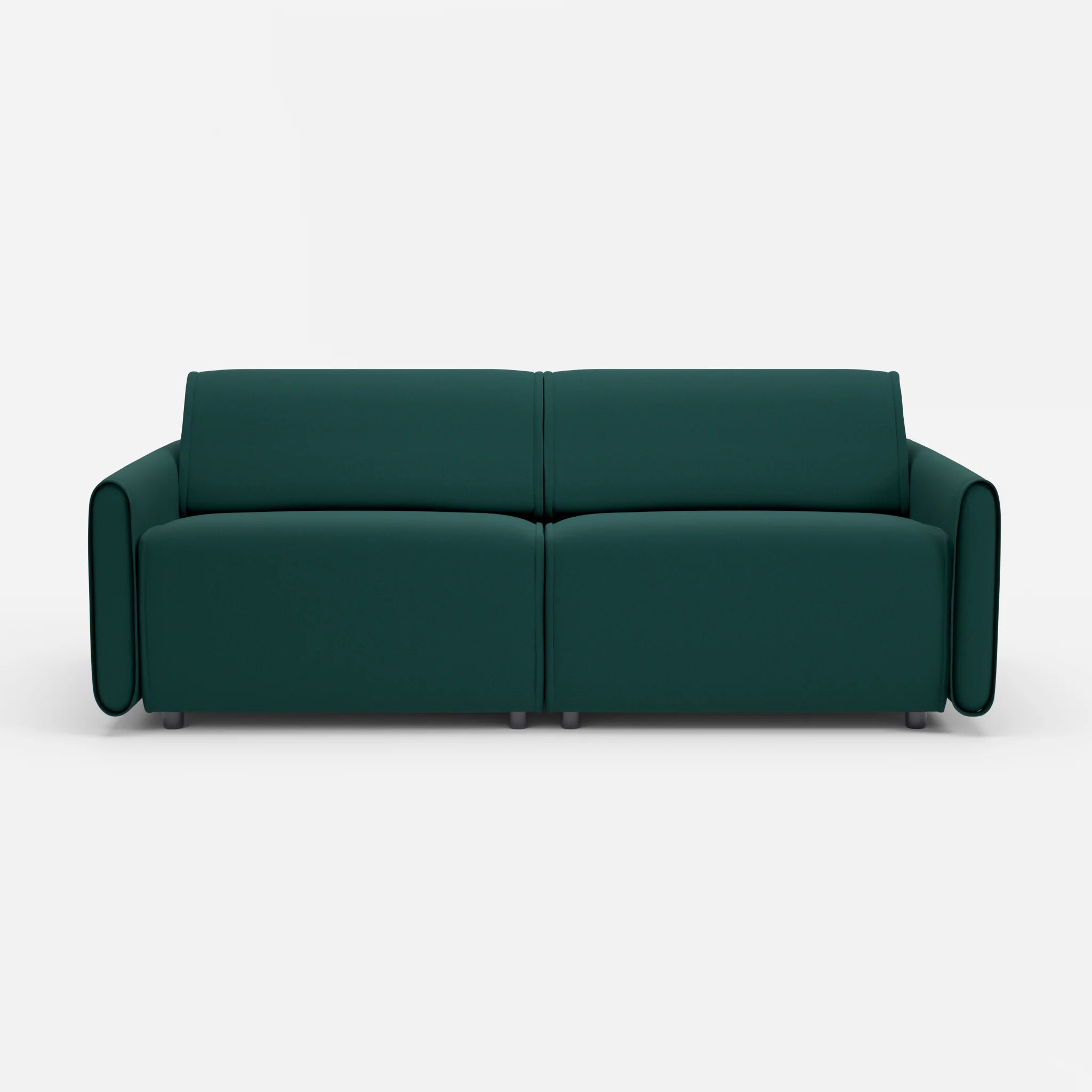 2 Sitzer Sofa Belleform 1 dama0073 in Petrol von vorne