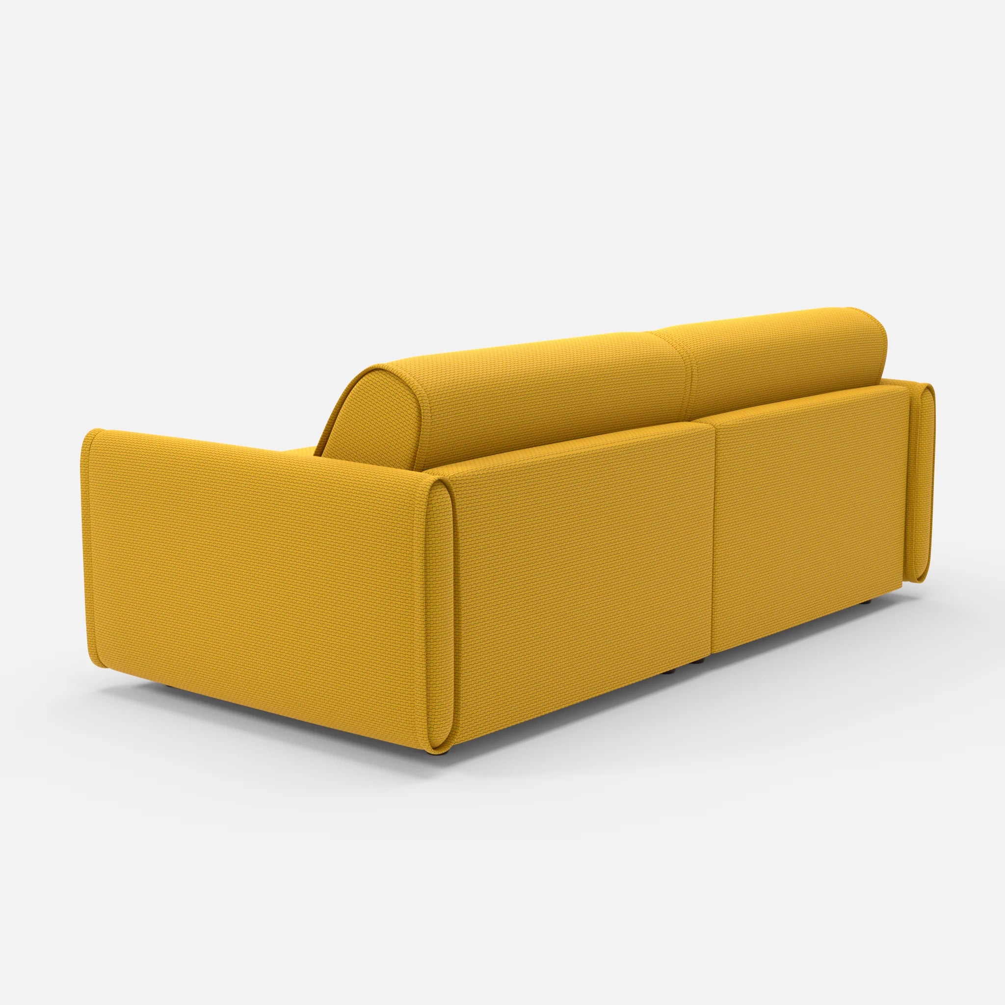 2 Sitzer Sofa Belleform 1 nabucco3019 in Curry von hinten