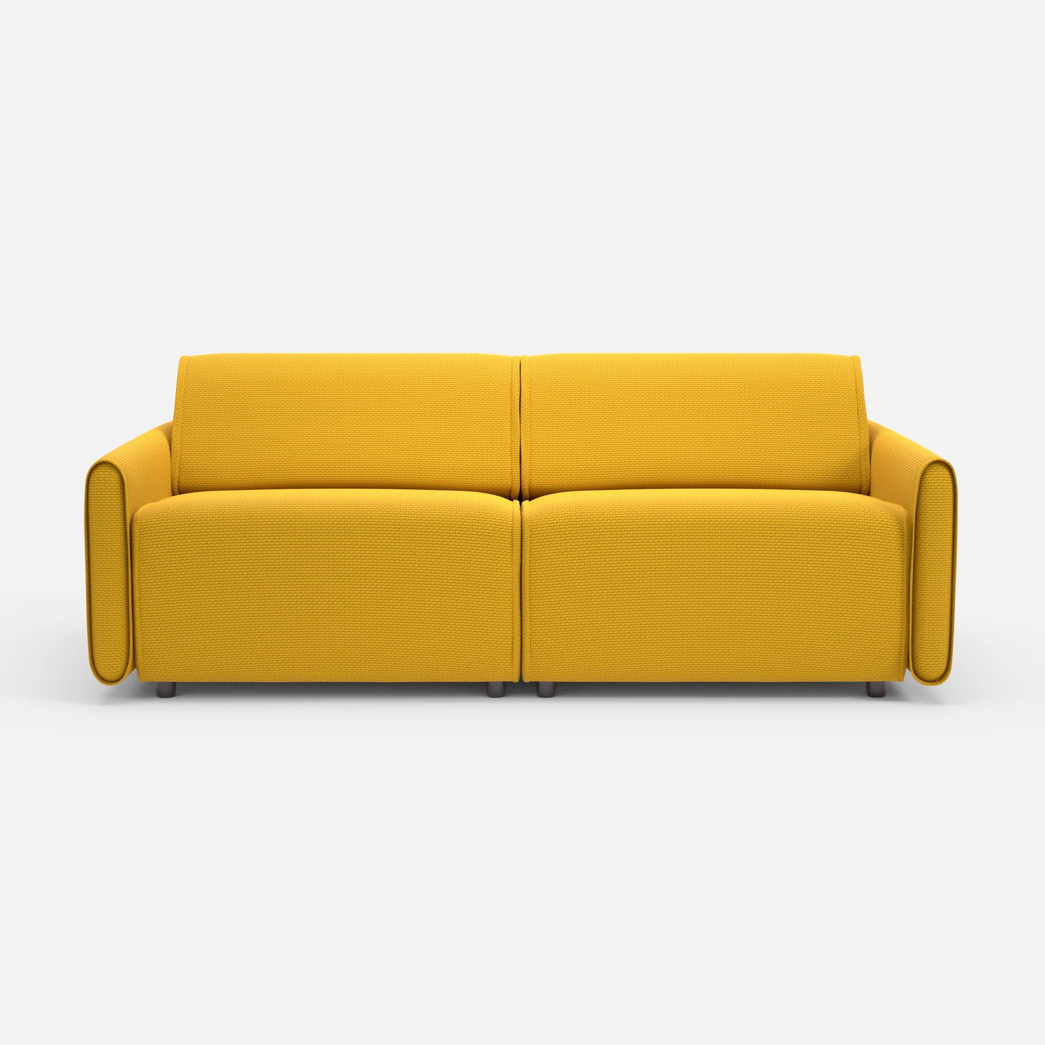2 Sitzer Sofa Belleform 1 nabucco3019 in Curry von vorne
