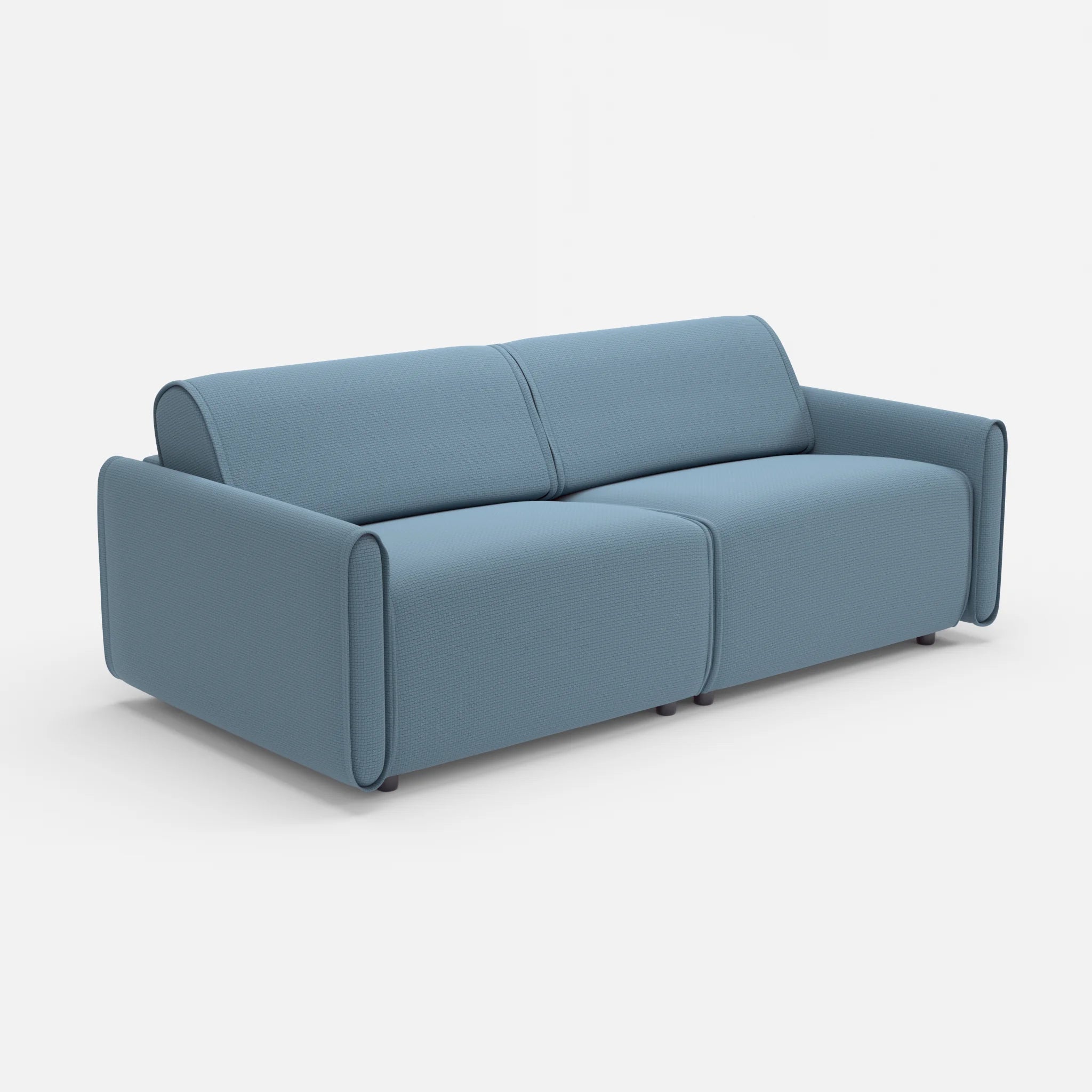 2 Sitzer Sofa Belleform 1 nabucco6043 in Blau von der Seite