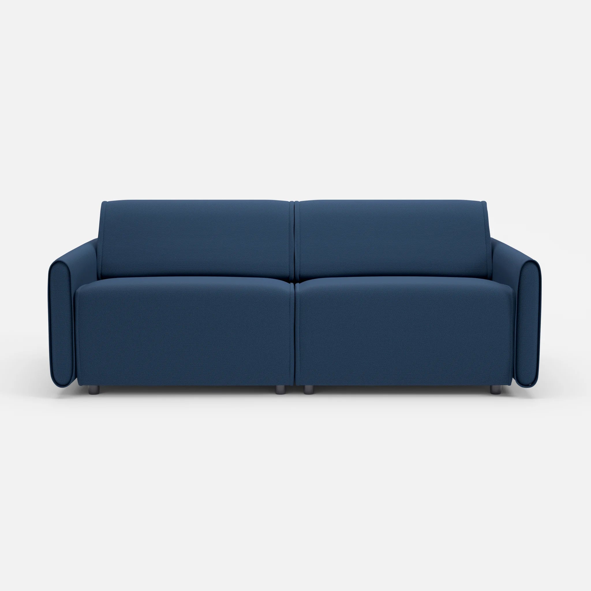 2 Sitzer Sofa Belleform 1 novumamur in Navy von vorne
