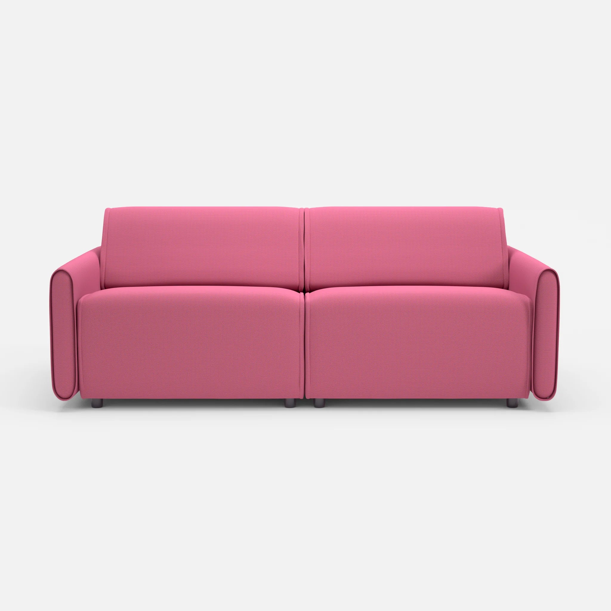 2 Sitzer Sofa Belleform 1 novumlitchi in Violett von vorne