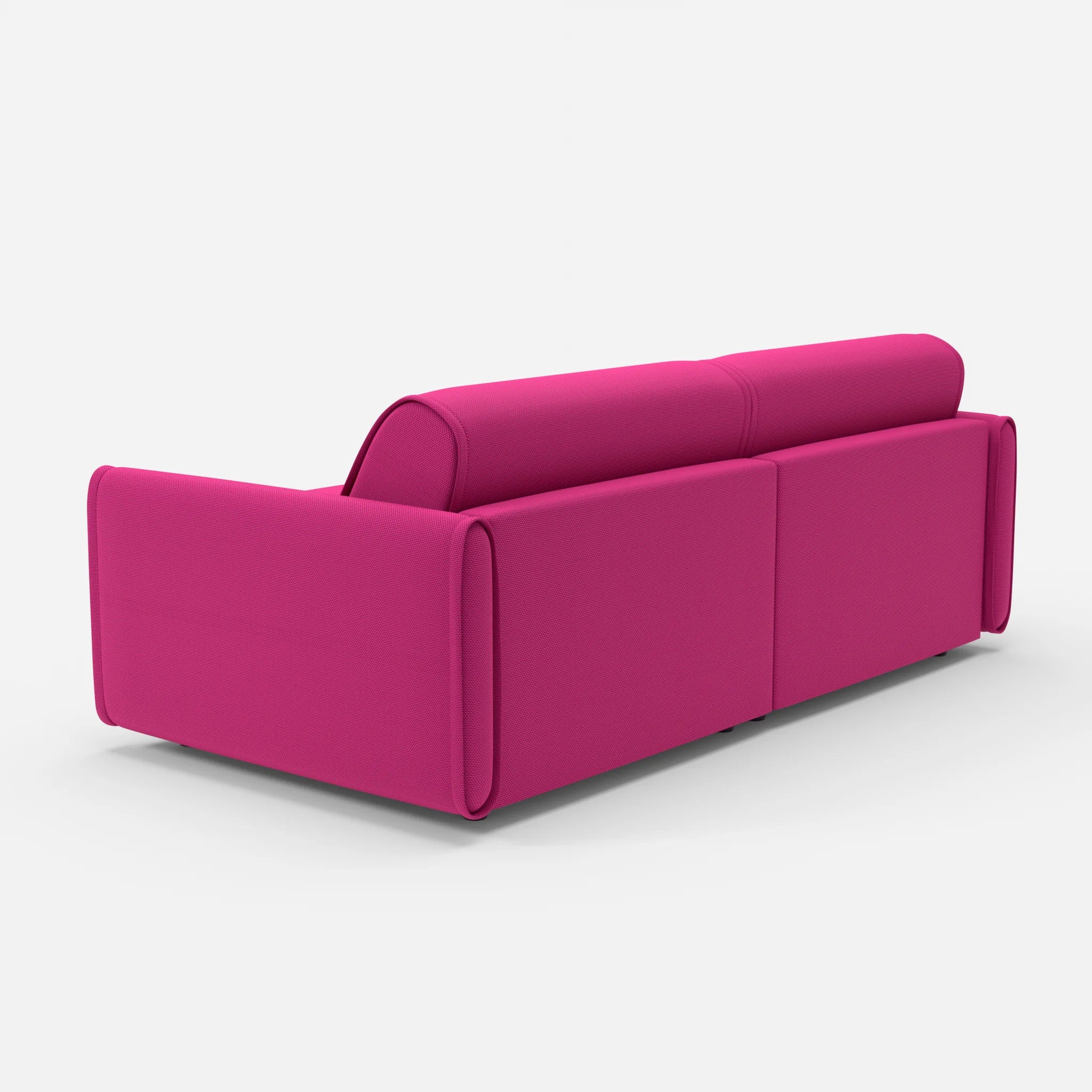 2 Sitzer Sofa Belleform 1 novummagenta in Magenta von hinten