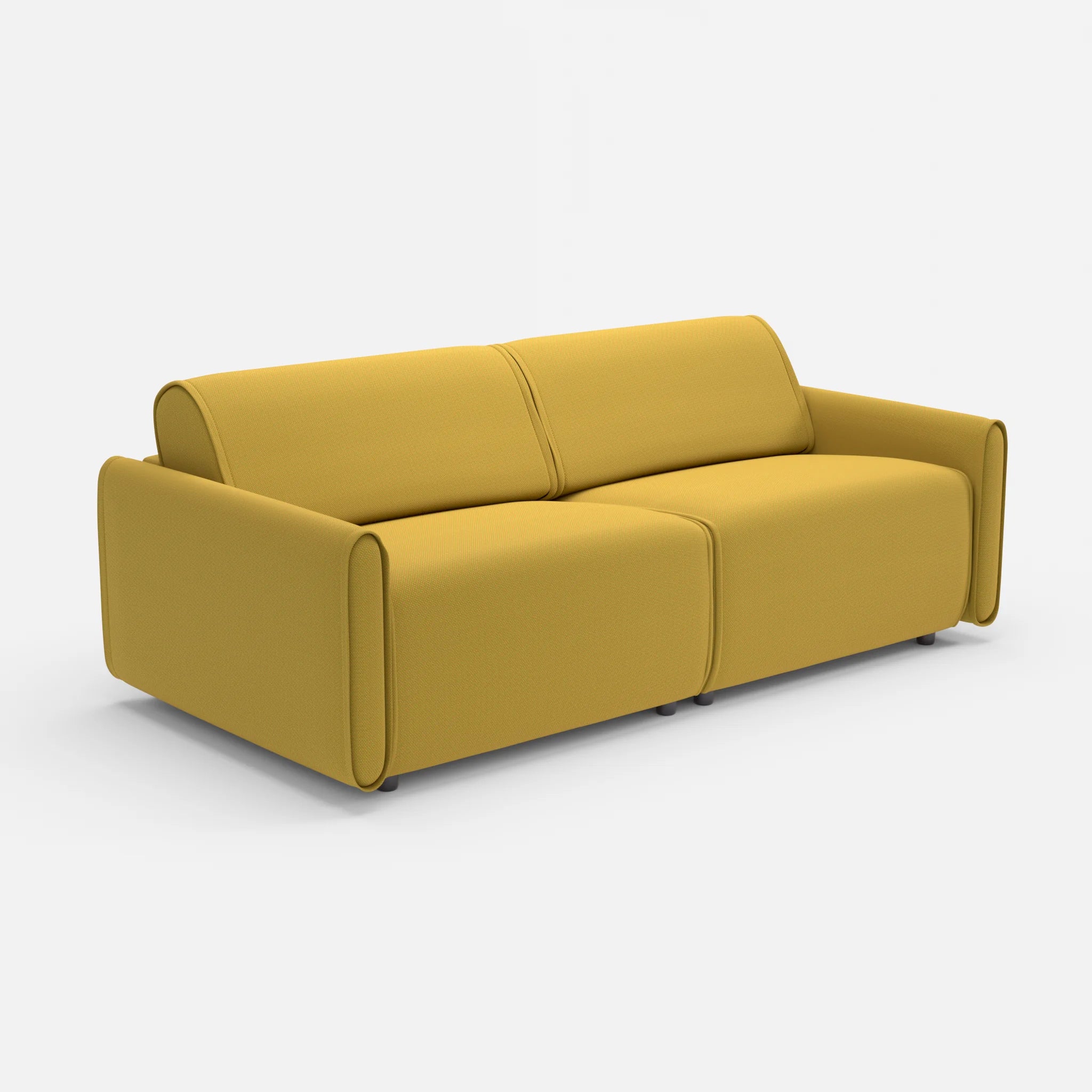 2 Sitzer Sofa Belleform 1 novumtivoli in Hellgrün von der Seite
