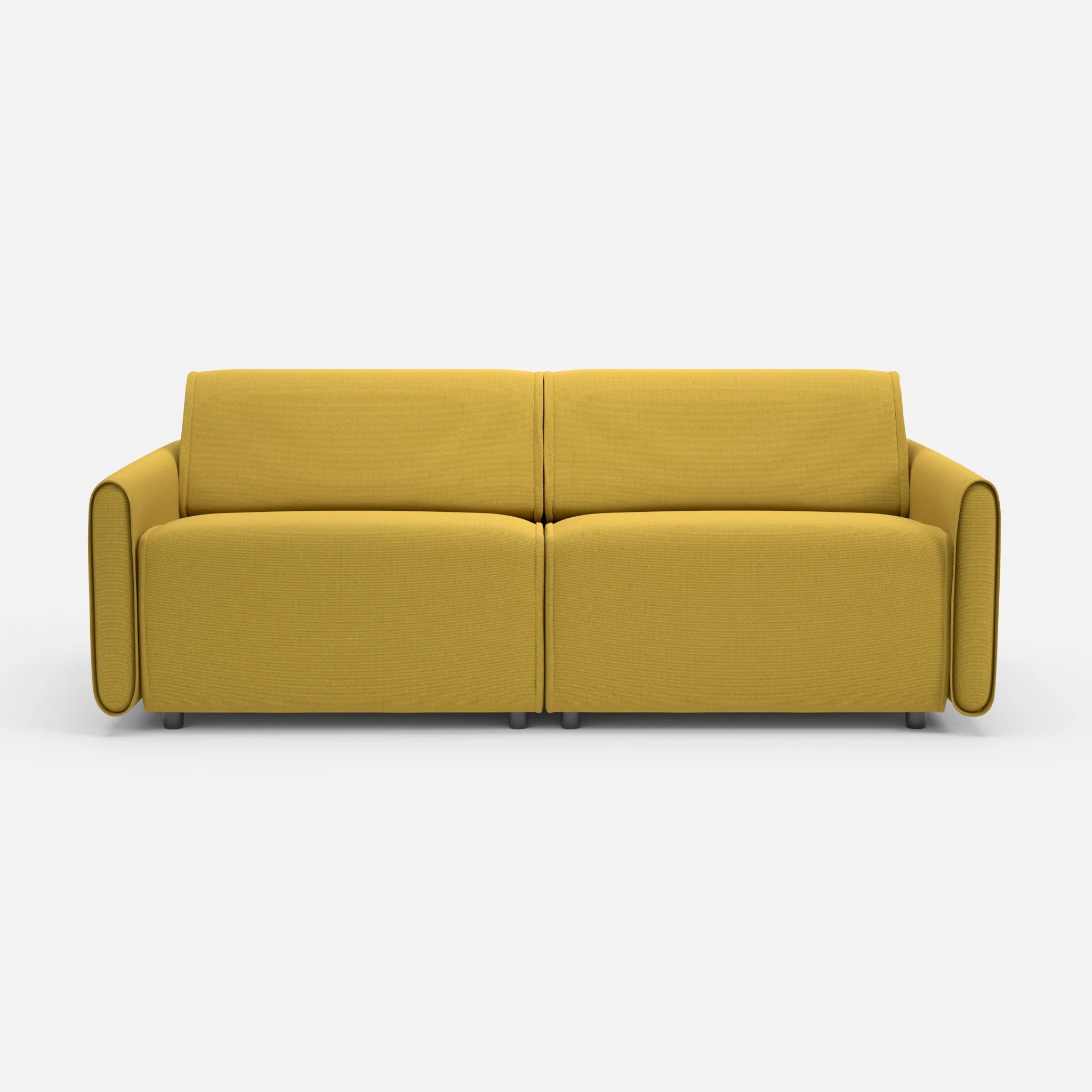 2 Sitzer Sofa Belleform 1 novumtivoli in Hellgrün von vorne