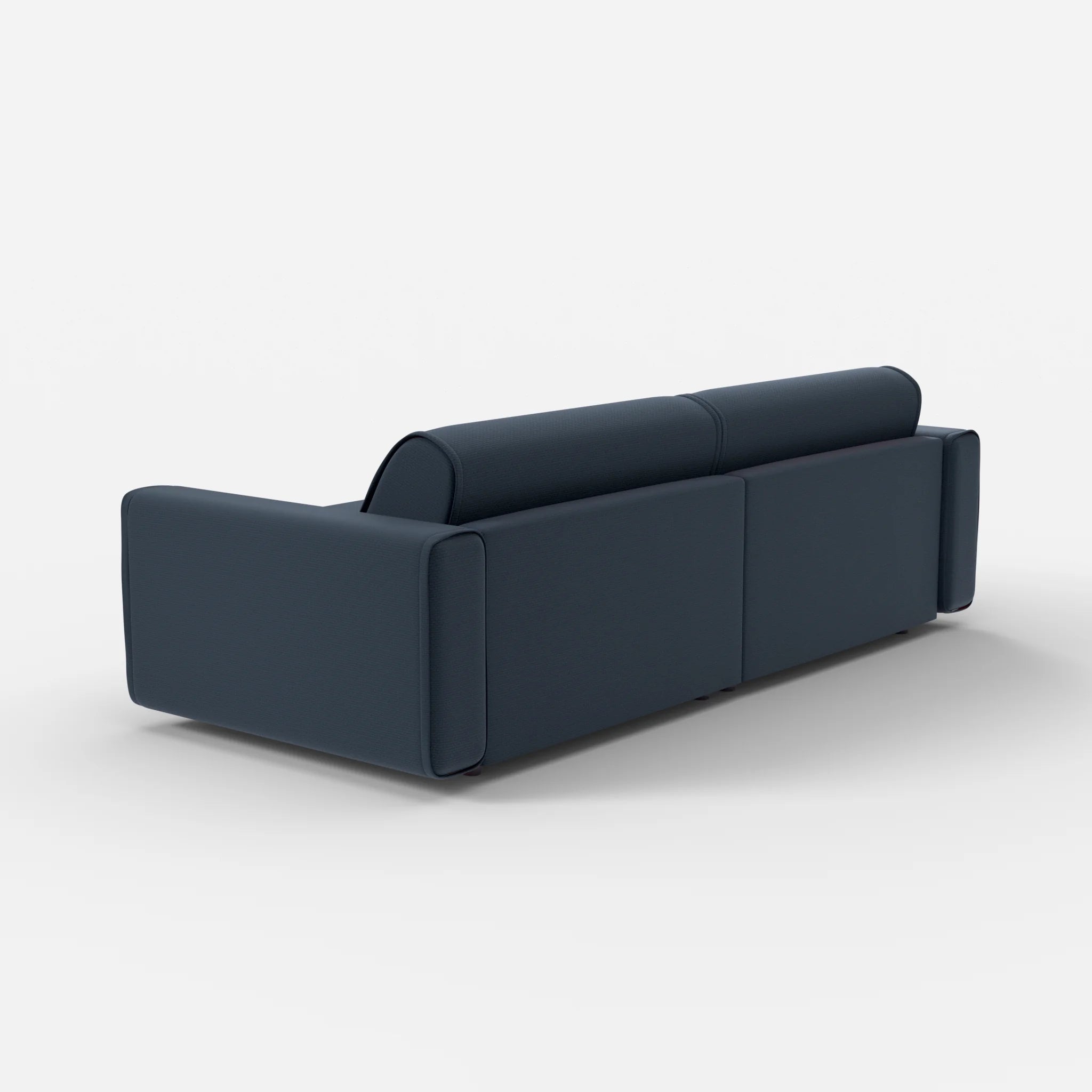 2 Sitzer Sofa Belleform mit breiter Armlehne 4 nabucco6098 in Dunkelblau von hinten