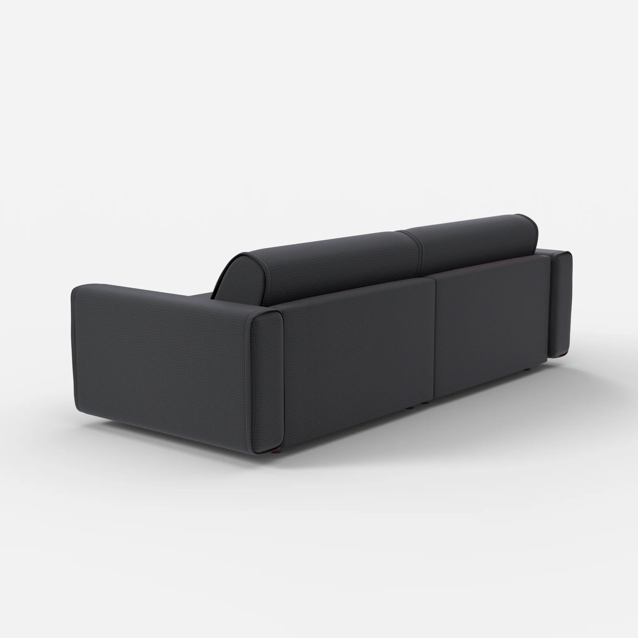 2 Sitzer Sofa Belleform mit breiter Armlehne 4 nabucco8019 in Anthrazit von hinten