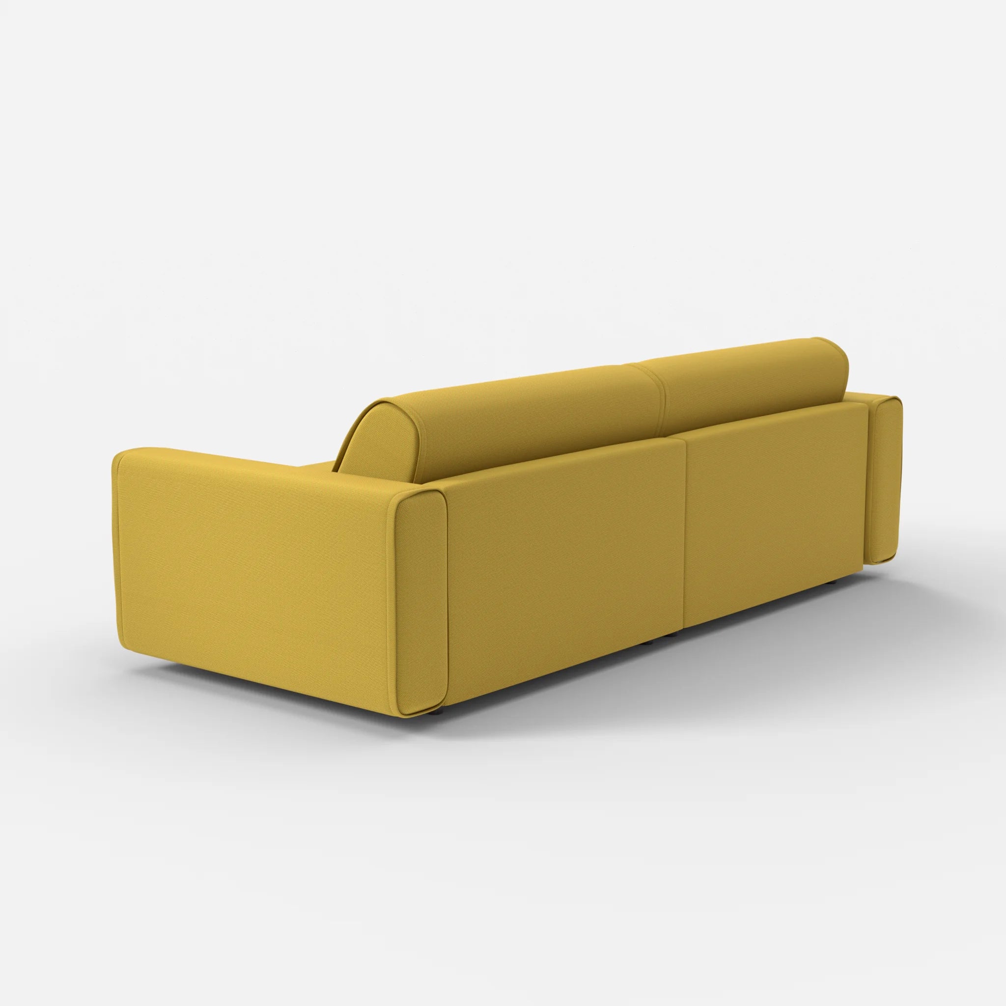2 Sitzer Sofa Belleform mit breiter Armlehne 4 novumtivoli in Hellgrün von hinten