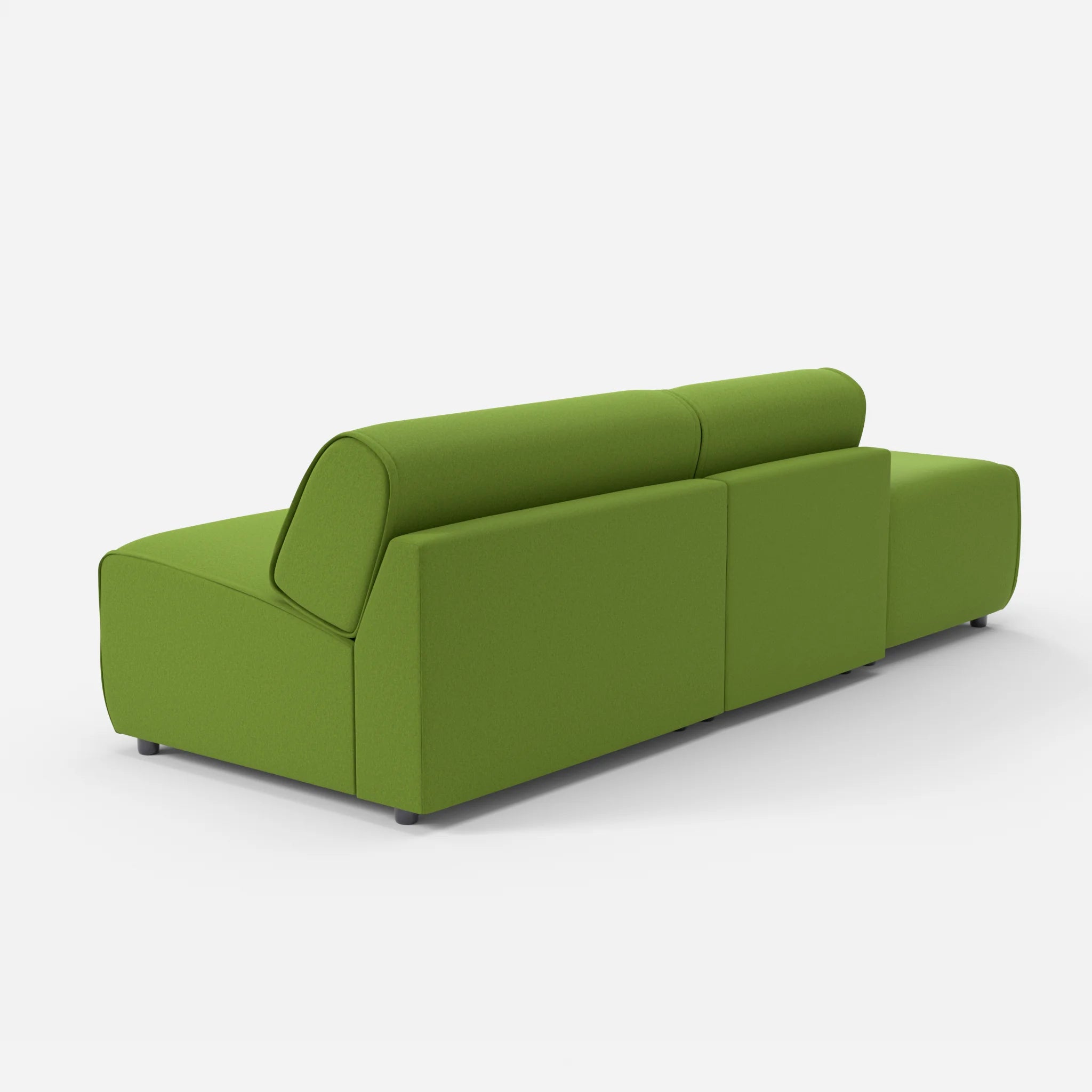 2 Sitzer Sofa Belleform mit offener Seite links 1 dama0027 in Grün von hinten