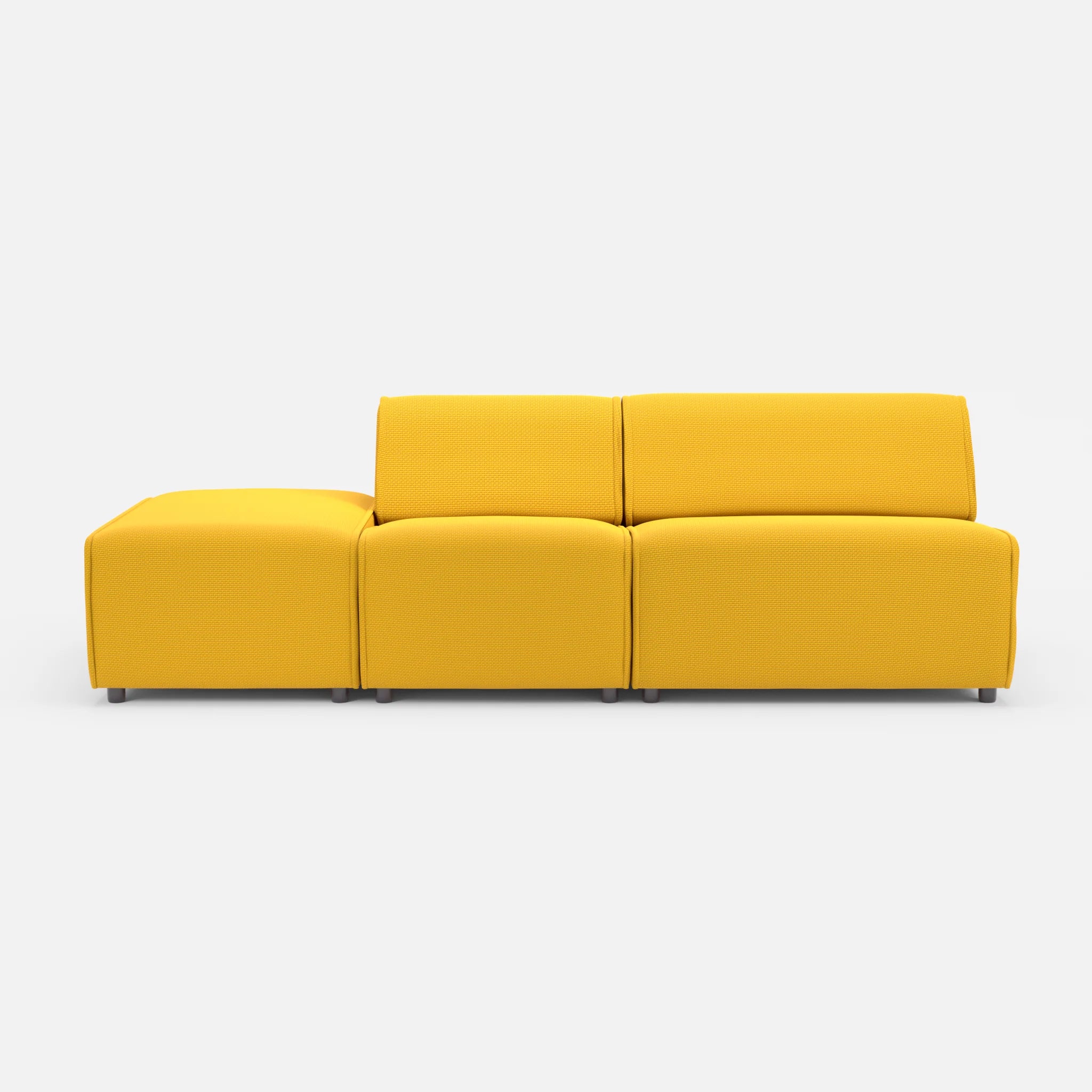 2 Sitzer Sofa Belleform mit offener Seite links 1 nabucco3019 in Curry von vorne