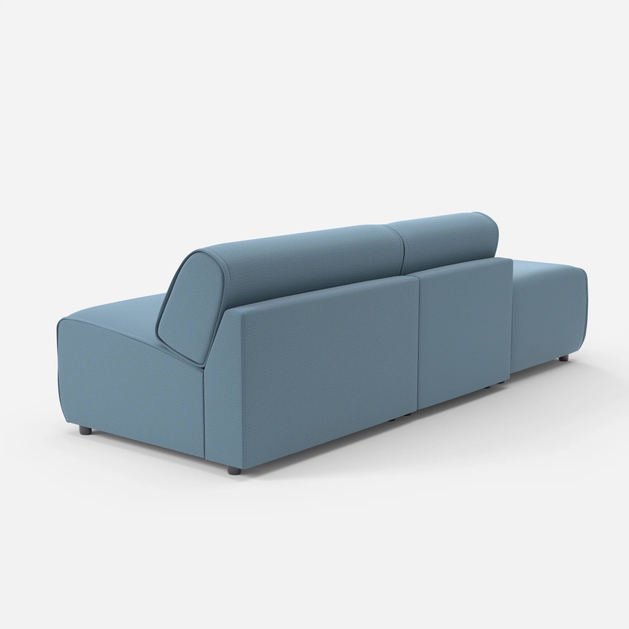 2 Sitzer Sofa Belleform mit offener Seite links 1 nabucco6043 in Blau von hinten