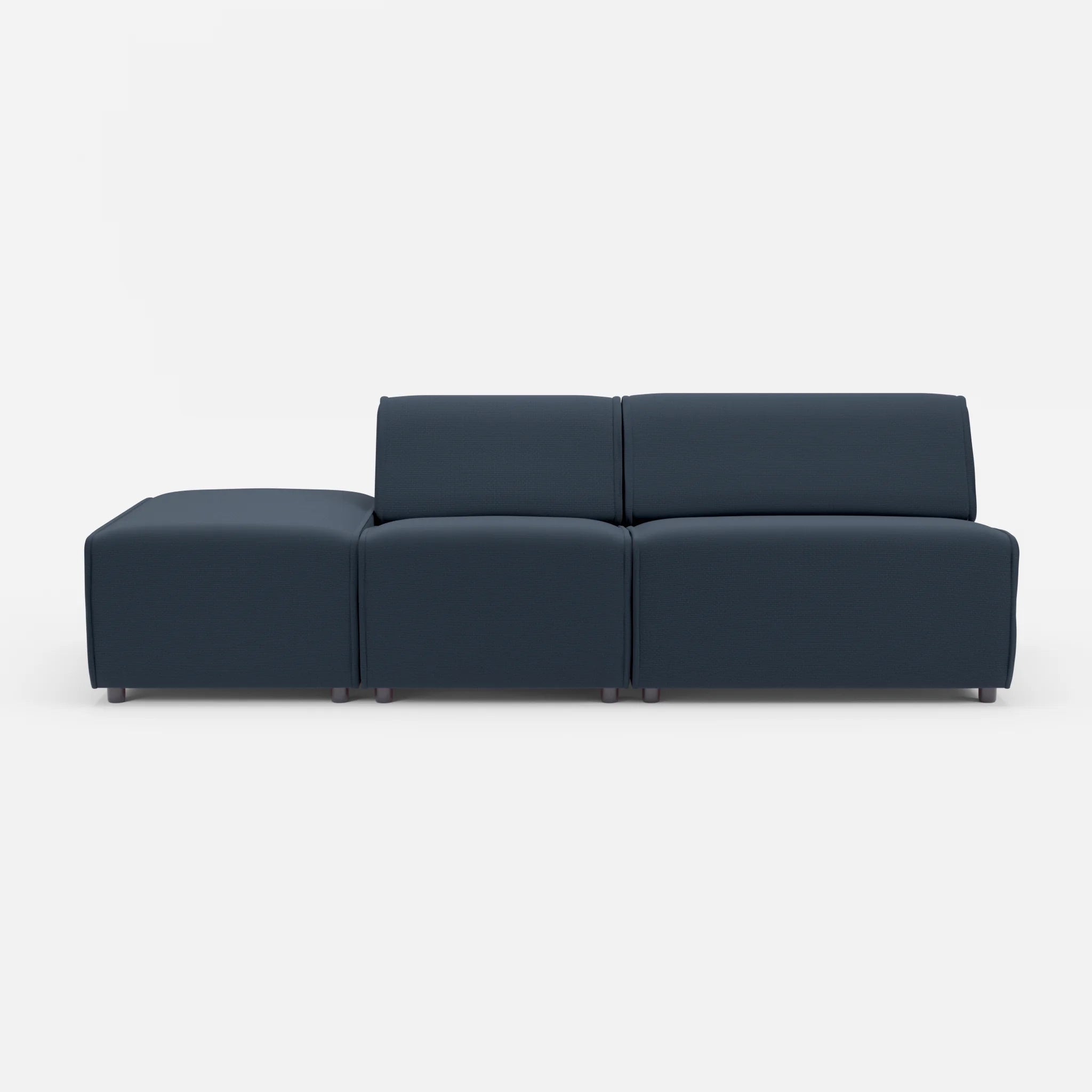 2 Sitzer Sofa Belleform mit offener Seite links 1 nabucco6098 in Dunkelblau von vorne