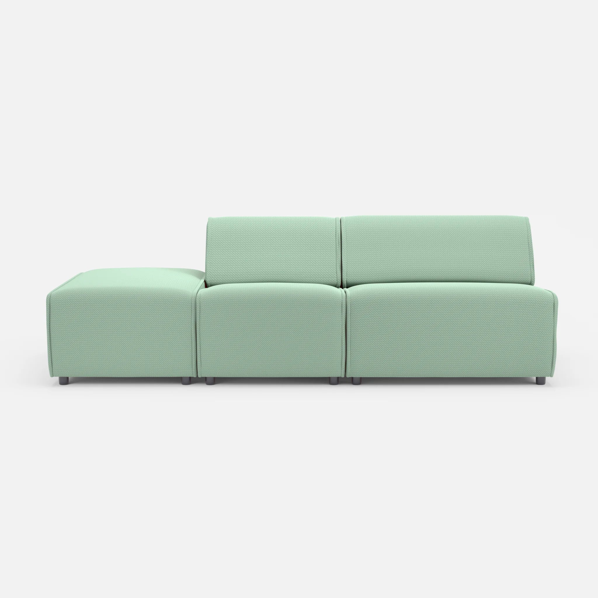 2 Sitzer Sofa Belleform mit offener Seite links 1 nabucco7030 in Türkis von vorne