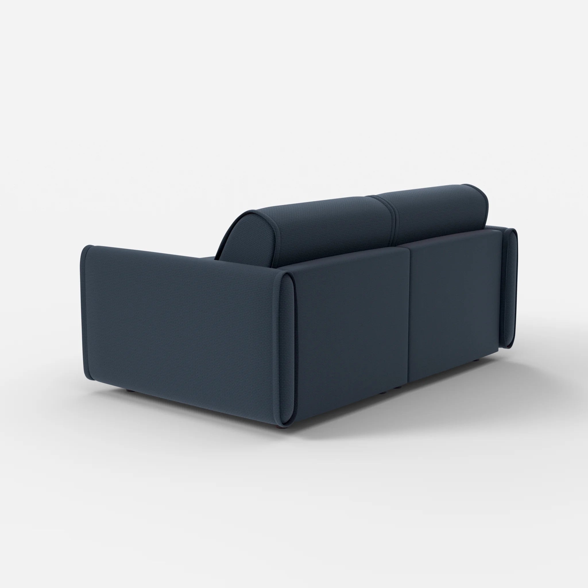 2 Sitzer Sofa Belleform mit schmaler Armlehne 1 nabucco6098 in Dunkelblau von hinten