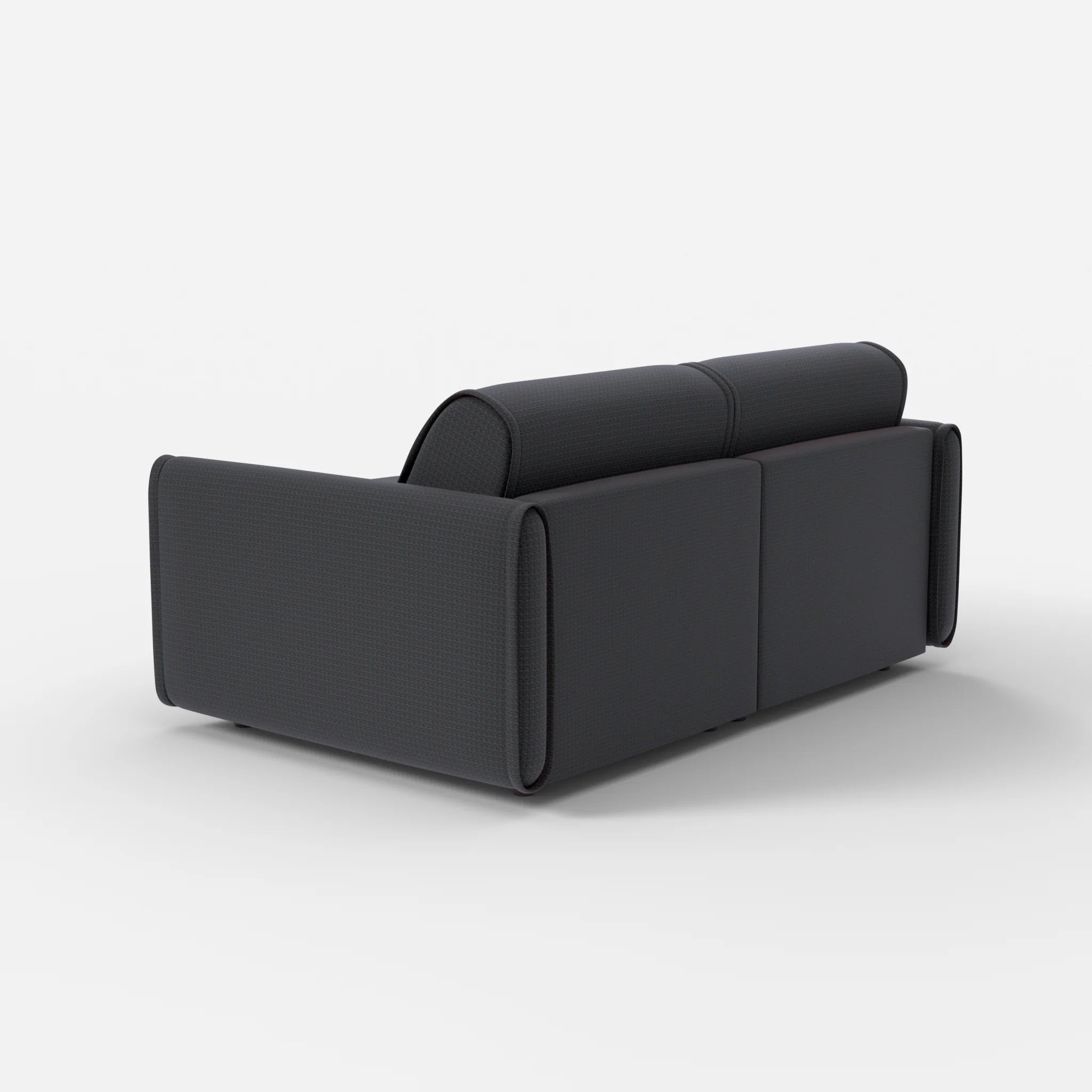 2 Sitzer Sofa Belleform mit schmaler Armlehne 1 nabucco8019 in Anthrazit von hinten
