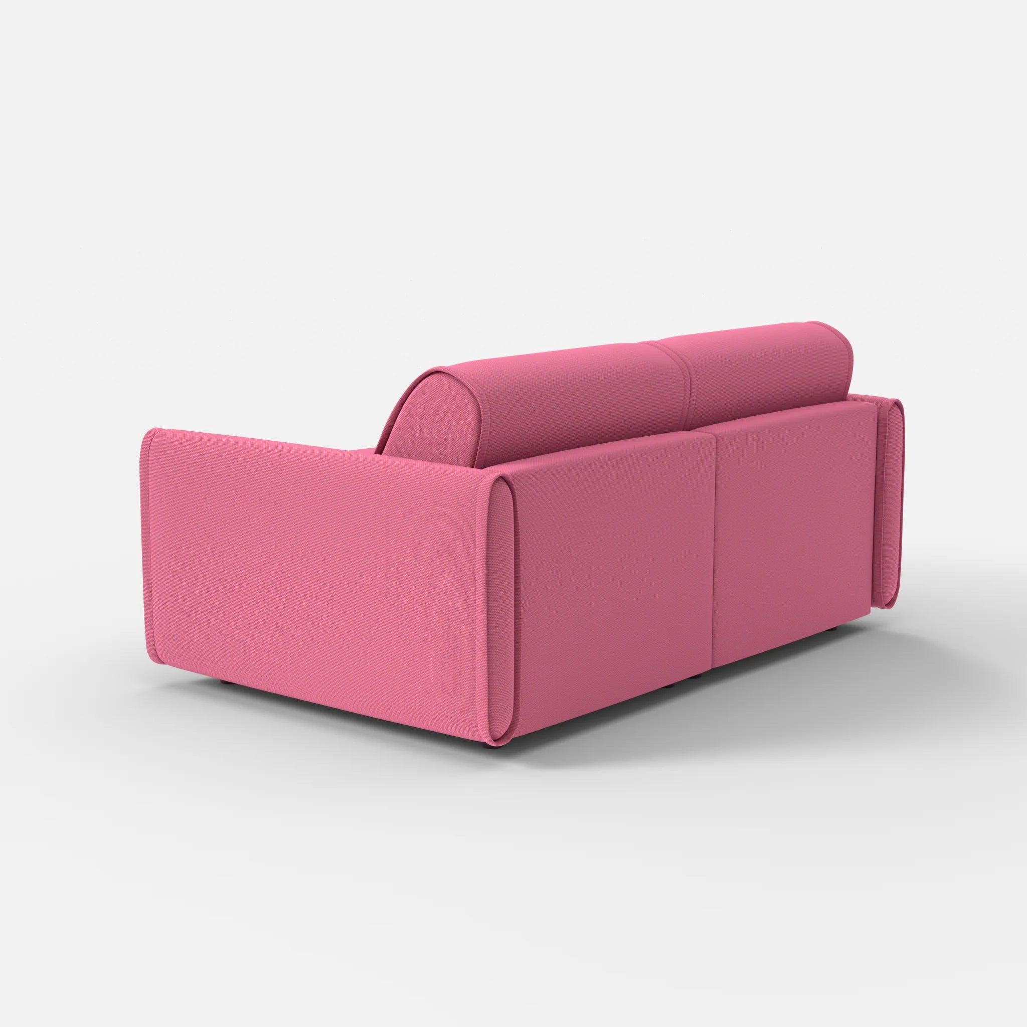 2 Sitzer Sofa Belleform mit schmaler Armlehne 1 novumlitchi in Violett von hinten