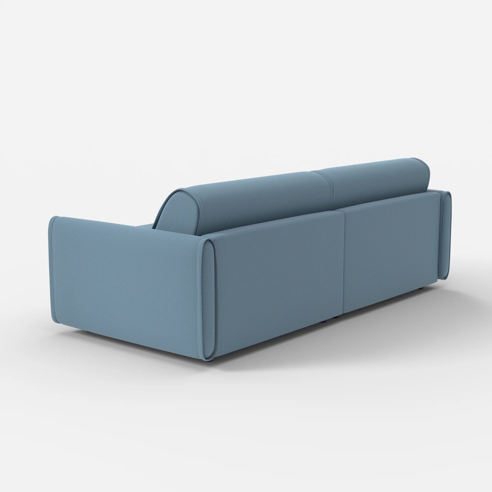 2 Sitzer Sofa Belleform mit schmaler Armlehne 3 nabucco6043 in Blau von hinten