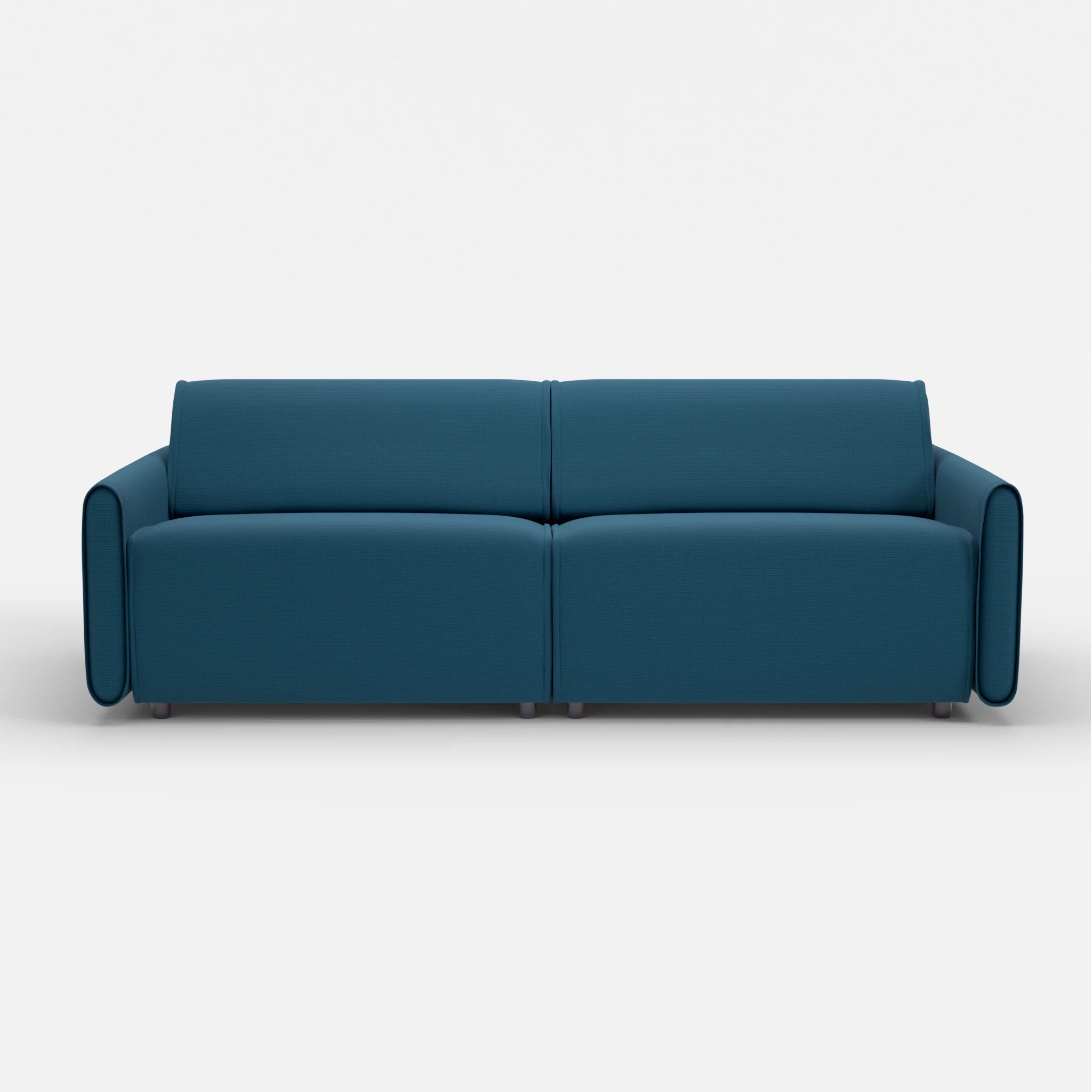 2 Sitzer Sofa Belleform mit schmaler Armlehne 3 nabucco6075 in Blau von vorne