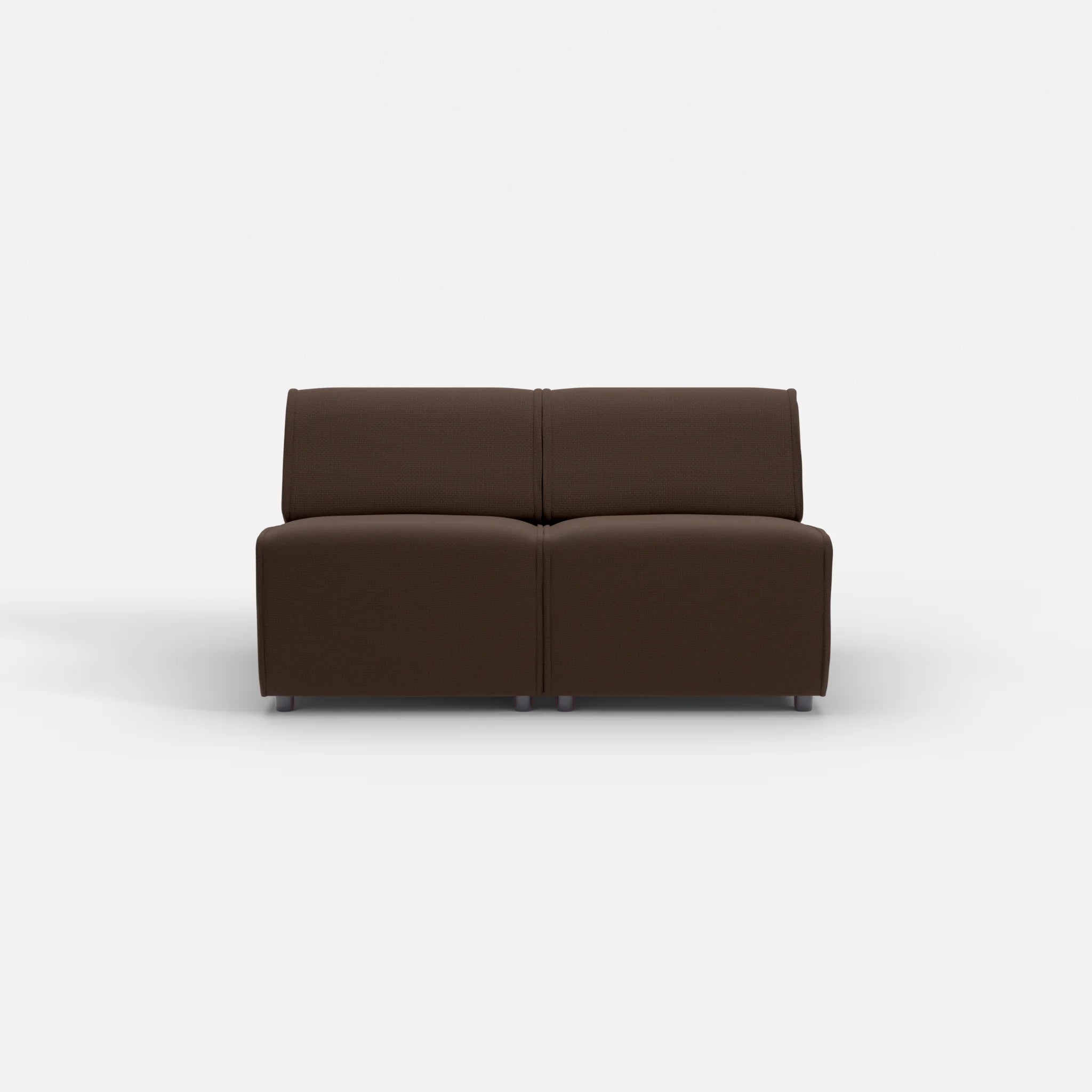 2 Sitzer Sofa Belleform ohne Armlehne 1 nabucco2022 in Dunkelbraun von vorne