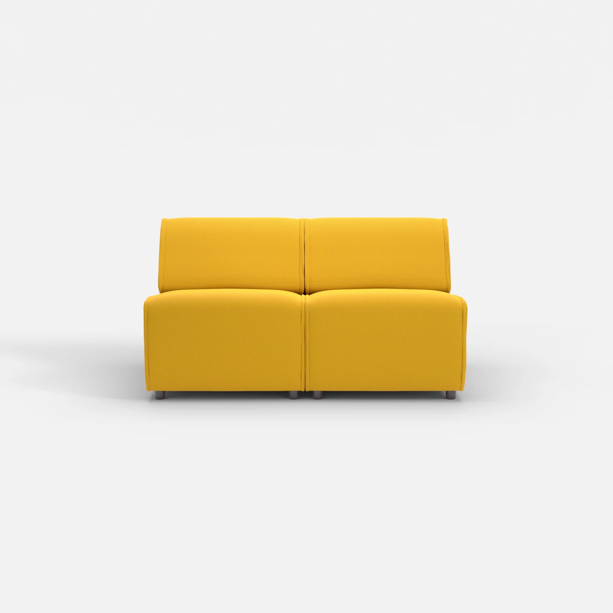 2 Sitzer Sofa Belleform ohne Armlehne 1 nabucco3019 in Curry von vorne