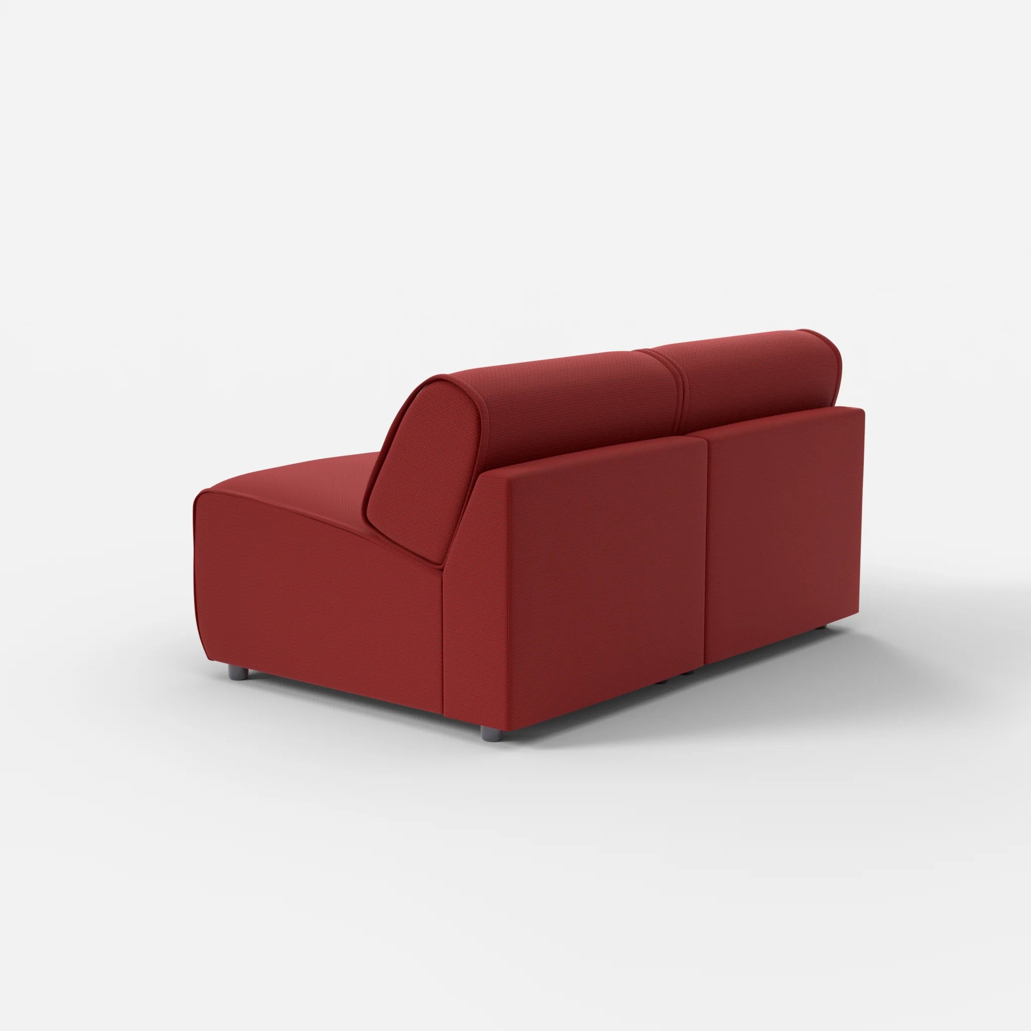 2 Sitzer Sofa Belleform ohne Armlehne 1 nabucco4021 in Rot von hinten