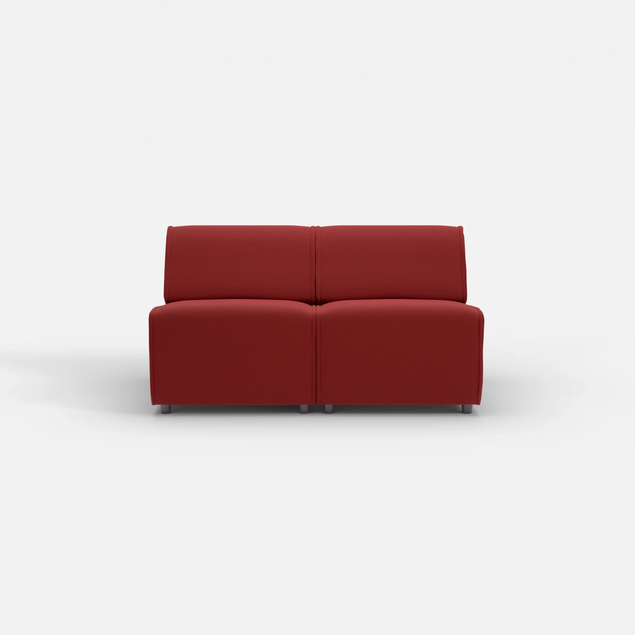 2 Sitzer Sofa Belleform ohne Armlehne 1 nabucco4021 in Rot von vorne
