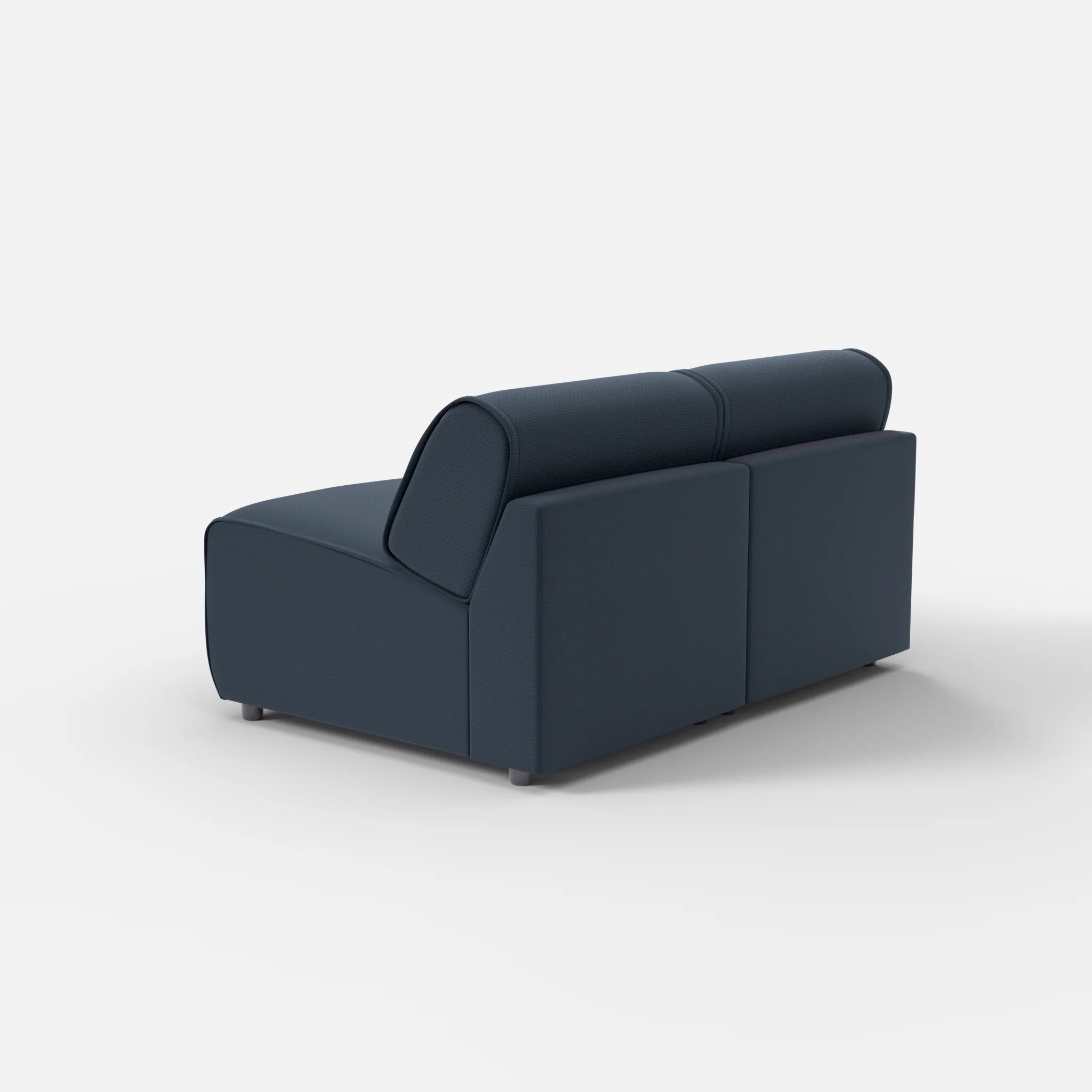 2 Sitzer Sofa Belleform ohne Armlehne 1 nabucco6098 in Dunkelblau von hinten