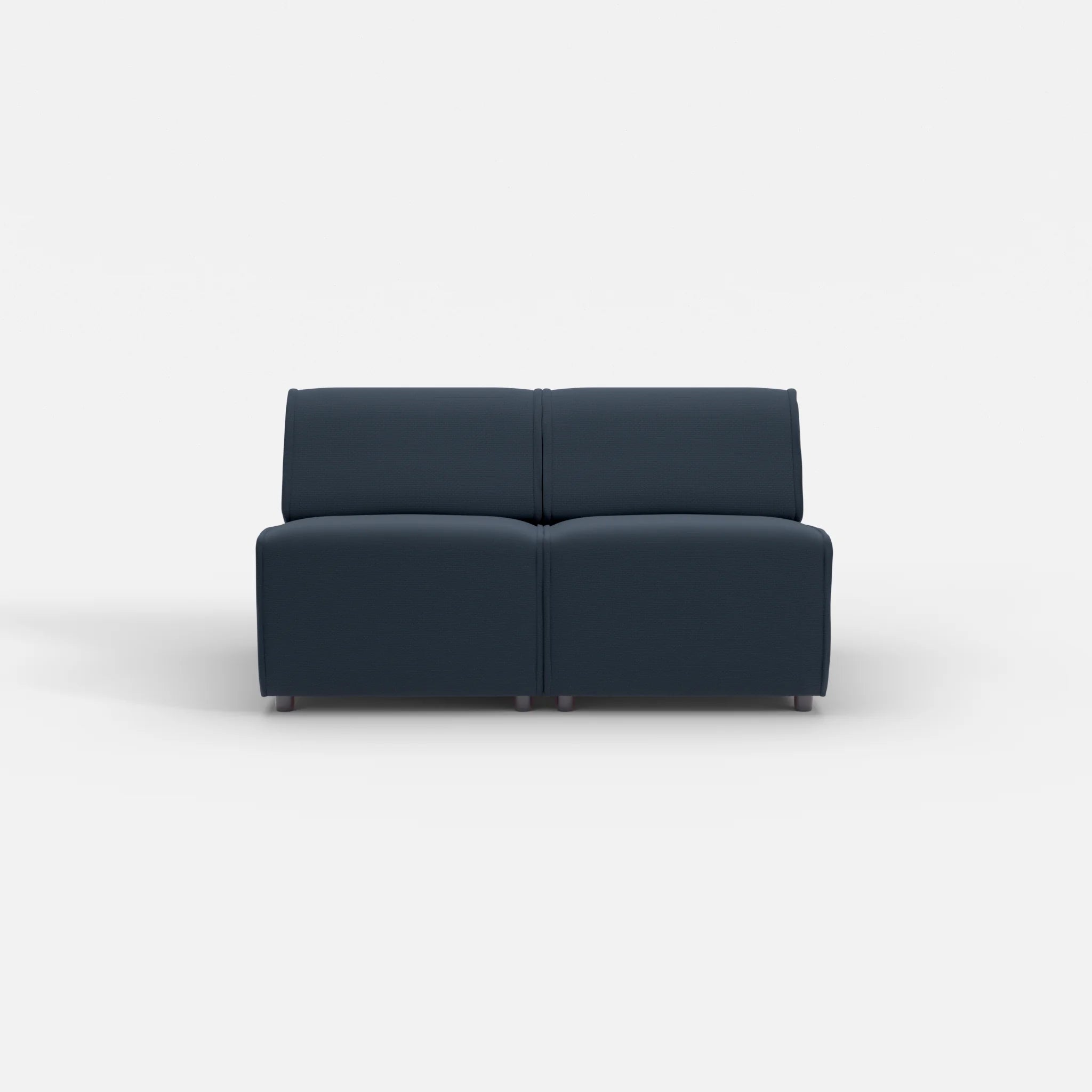 2 Sitzer Sofa Belleform ohne Armlehne 1 nabucco6098 in Dunkelblau von vorne