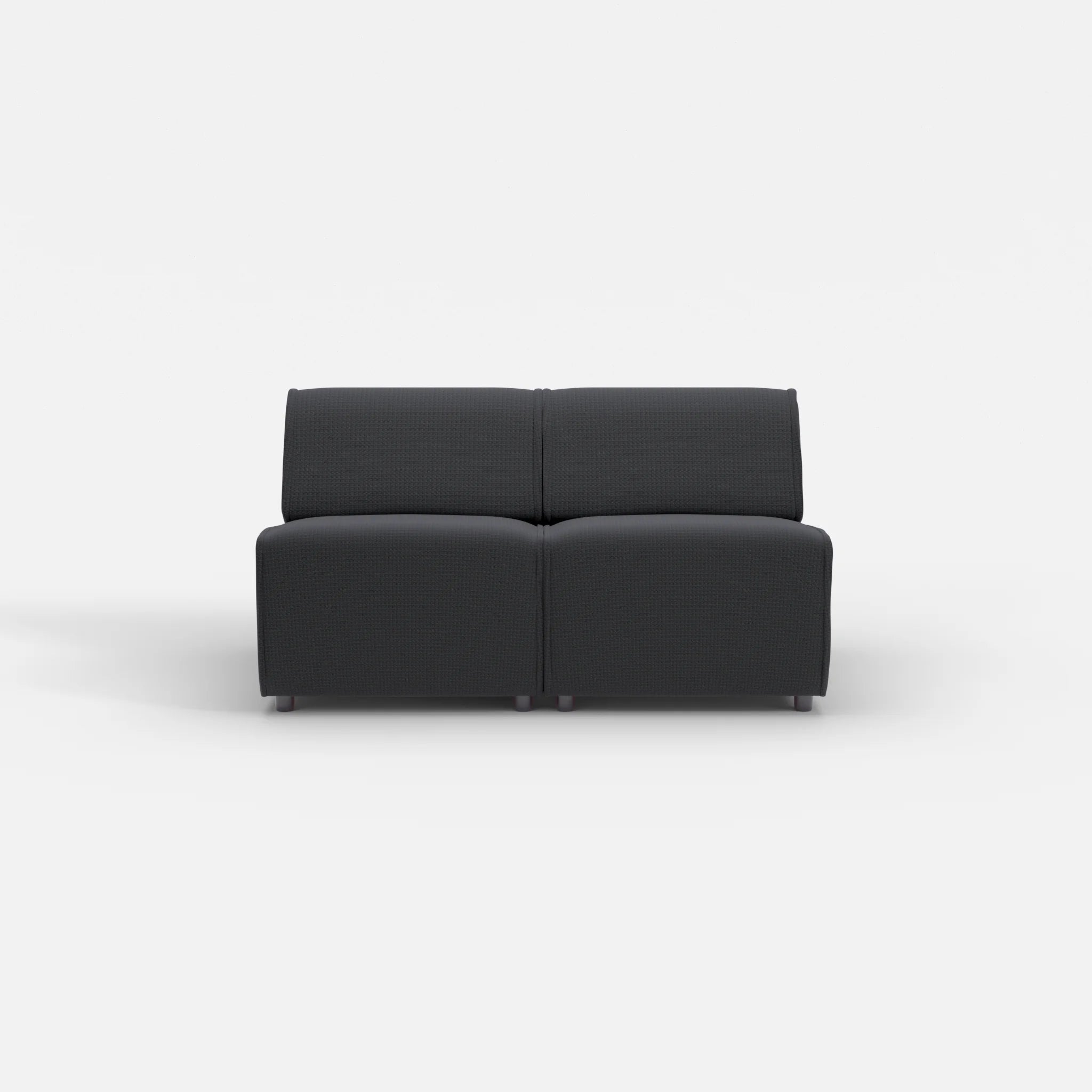 2 Sitzer Sofa Belleform ohne Armlehne 1 nabucco8019 in Anthrazit von vorne