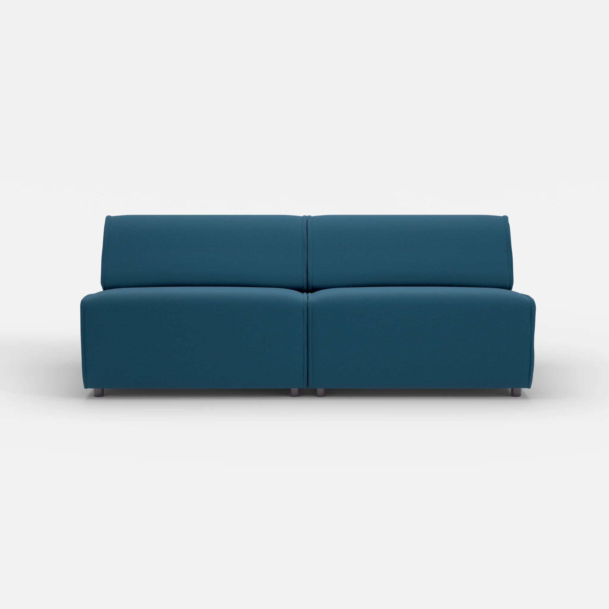 2 Sitzer Sofa Belleform ohne Armlehne 4 nabucco6075 in Blau von vorne