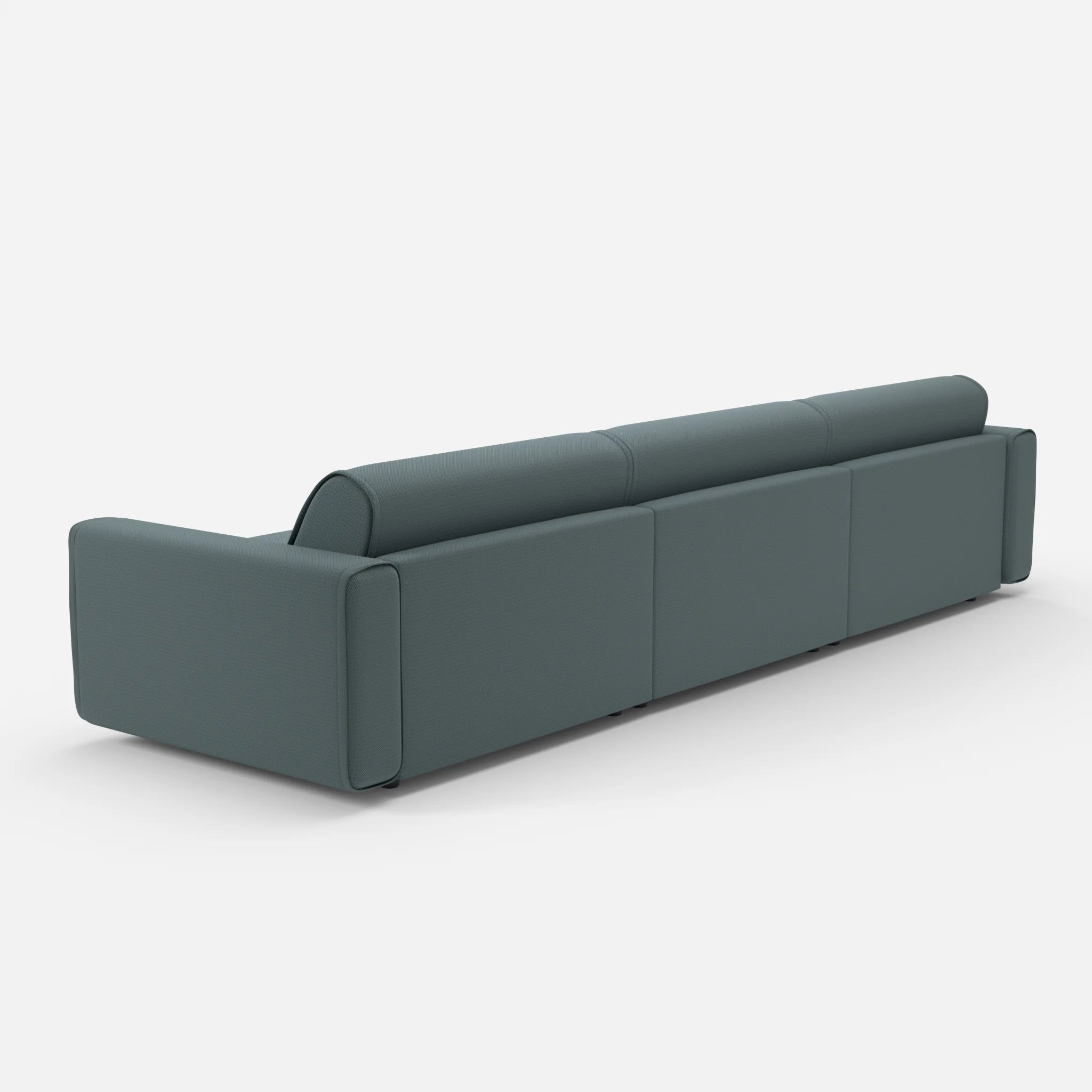 3 Sitzer Sofa Belleform 1 credojaspis in Türkis von hinten