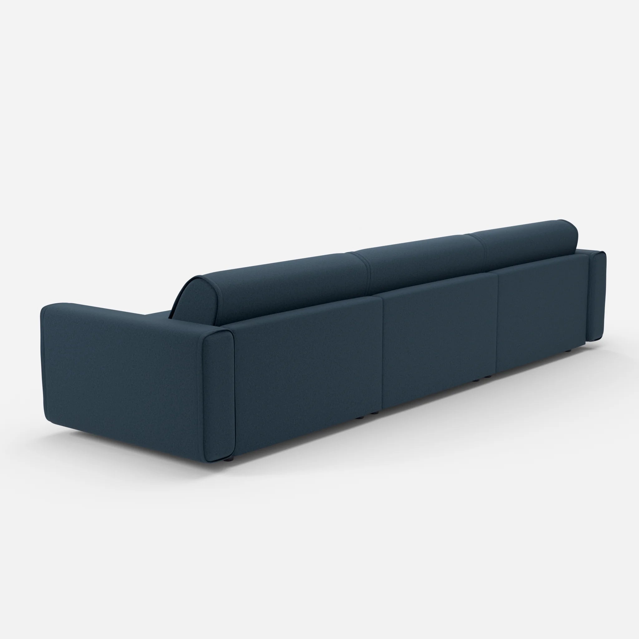 3 Sitzer Sofa Belleform 1 dama0014 in Dunkelblau von hinten