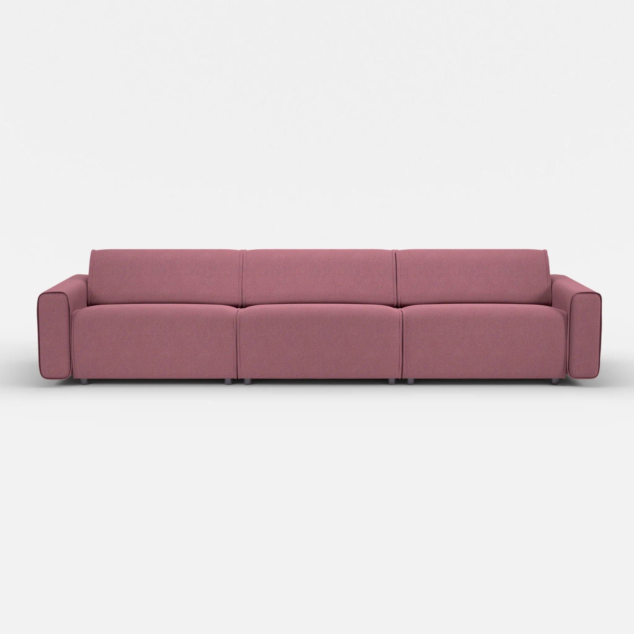 3 Sitzer Sofa Belleform 1 dama0041 in Violett von vorne