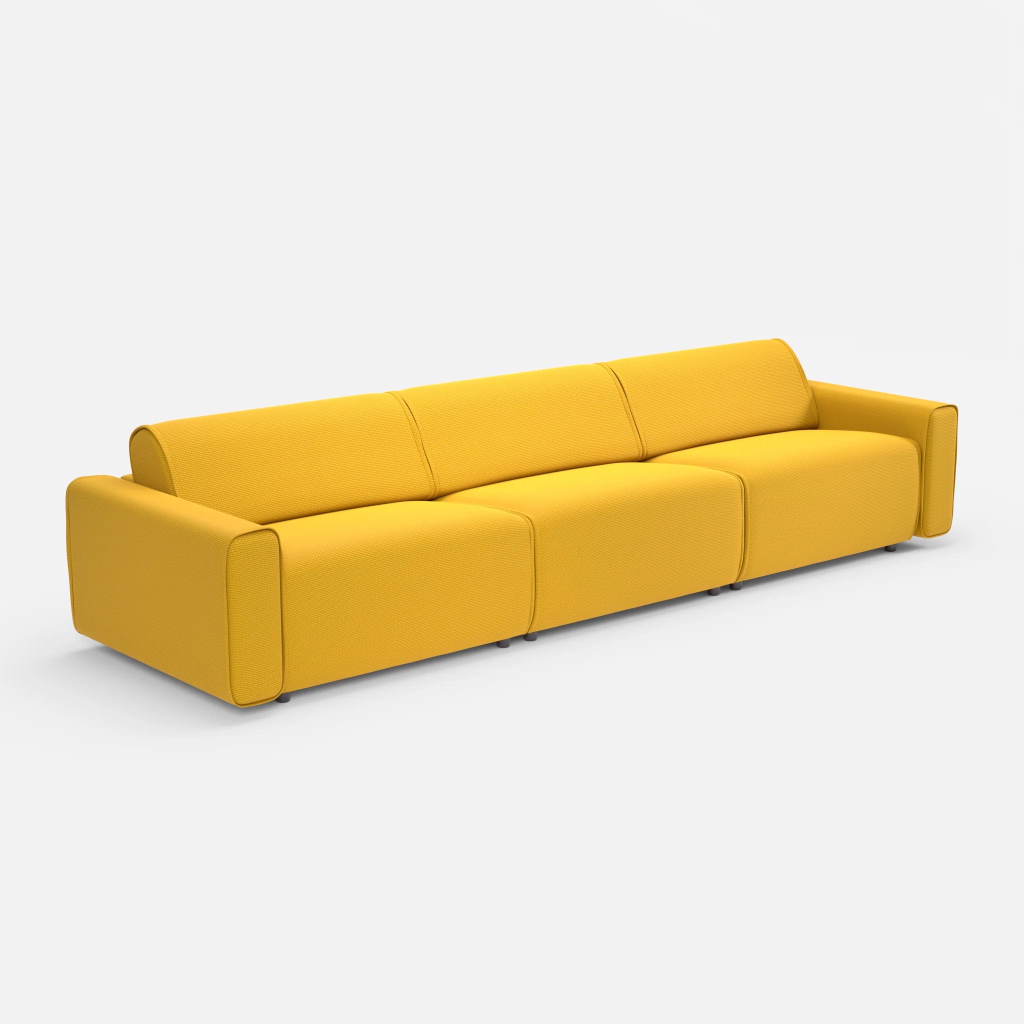 3 Sitzer Sofa Belleform 1 nabucco3019 in Curry von der Seite