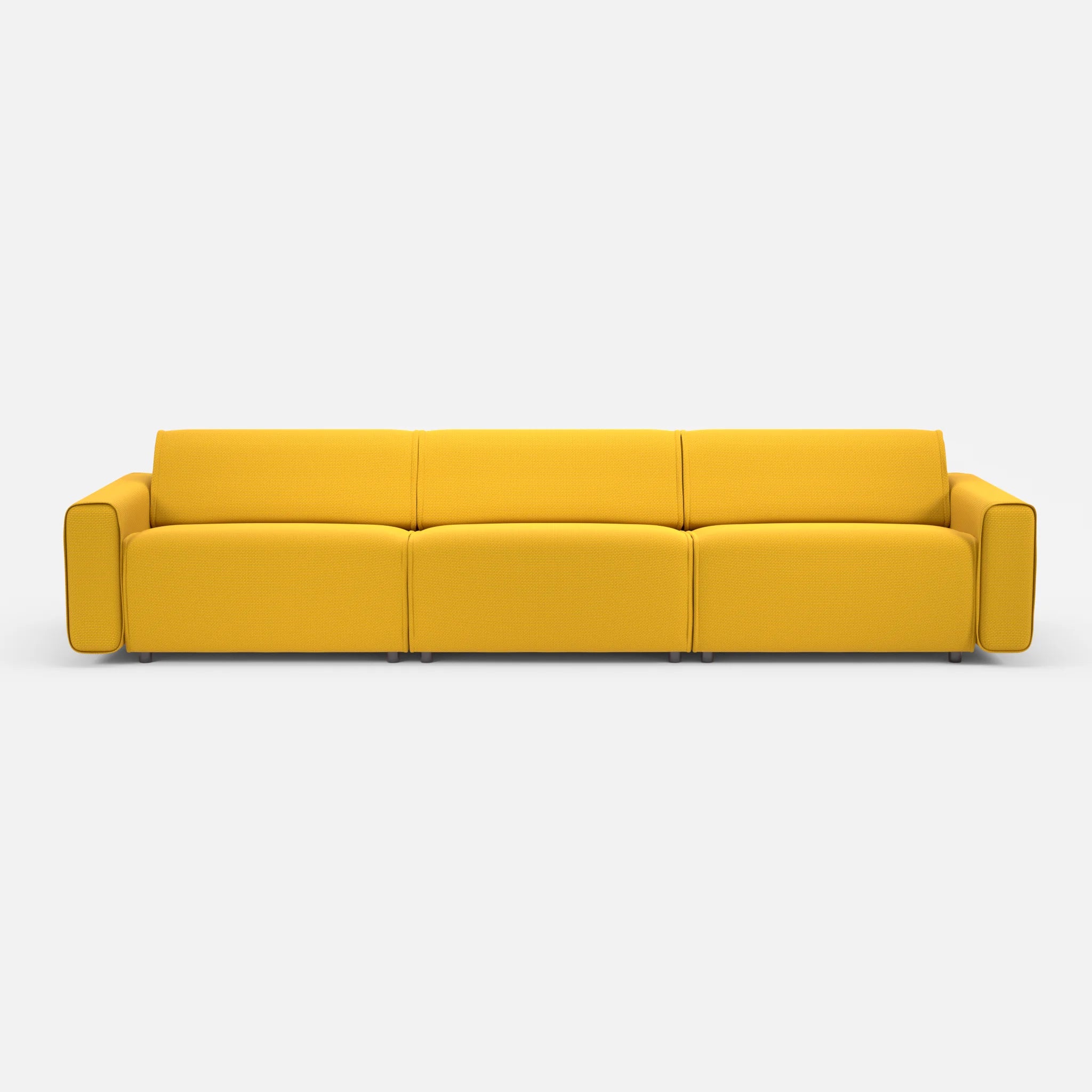 3 Sitzer Sofa Belleform 1 nabucco3019 in Curry von vorne