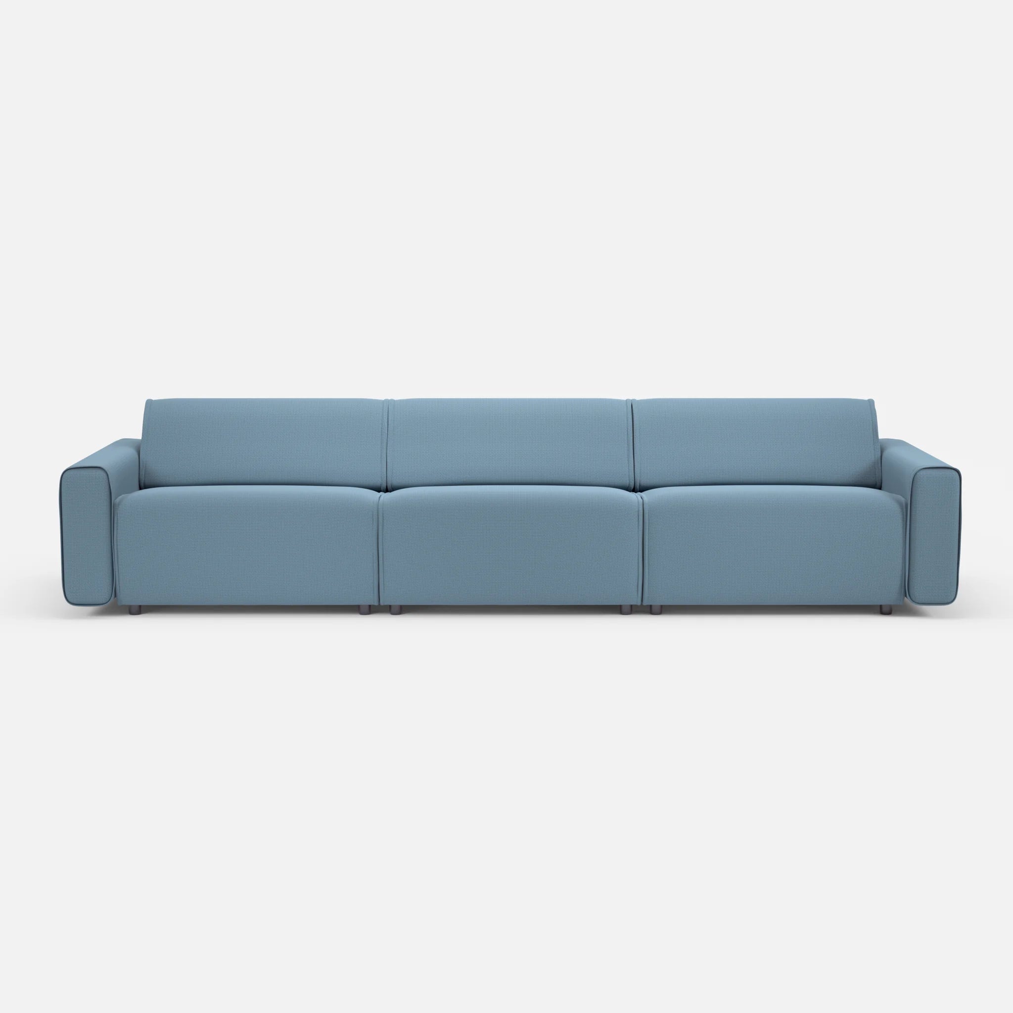 3 Sitzer Sofa Belleform 1 nabucco6043 in Blau von vorne