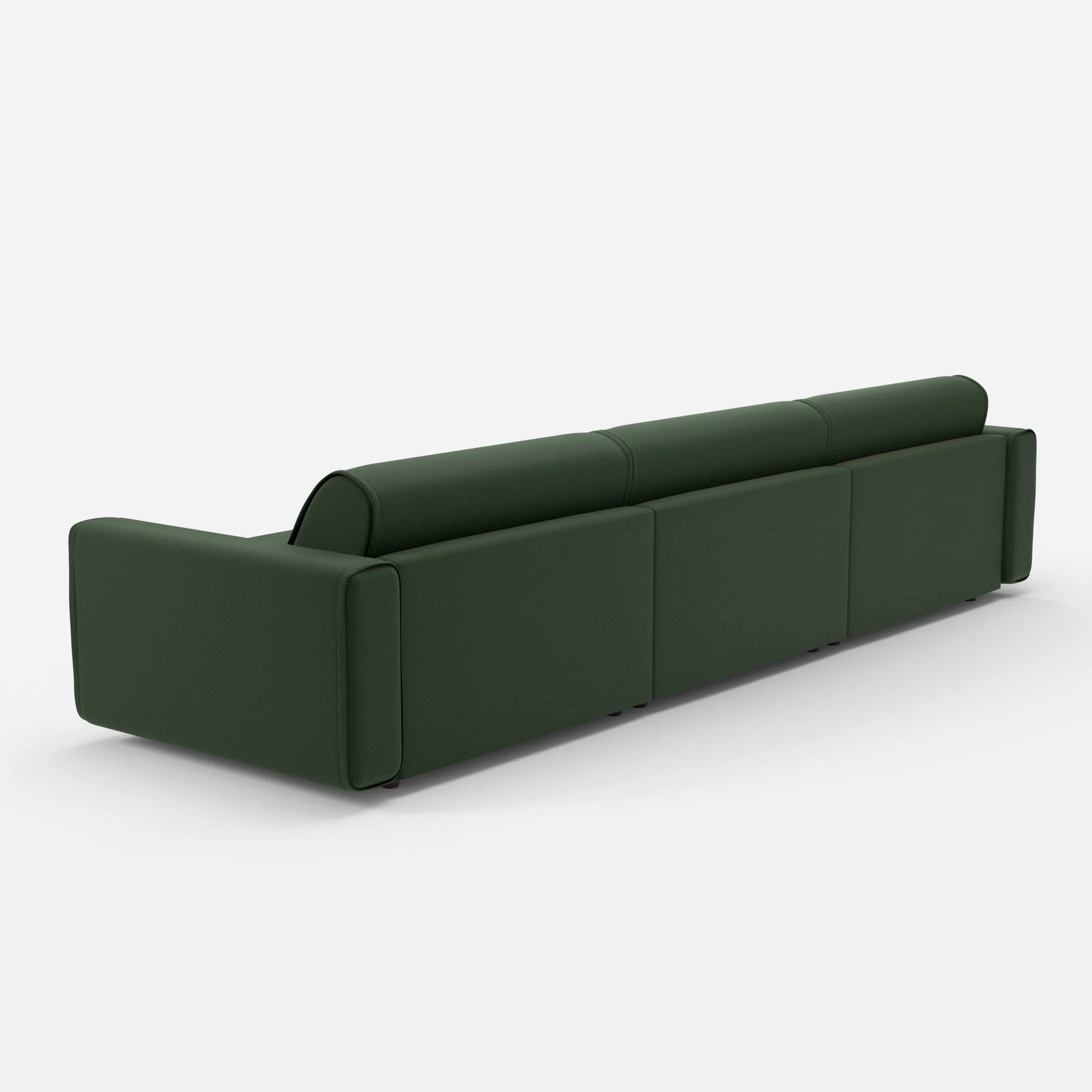 3 Sitzer Sofa Belleform 1 nabucco7029 in Dunkelgrün von hinten