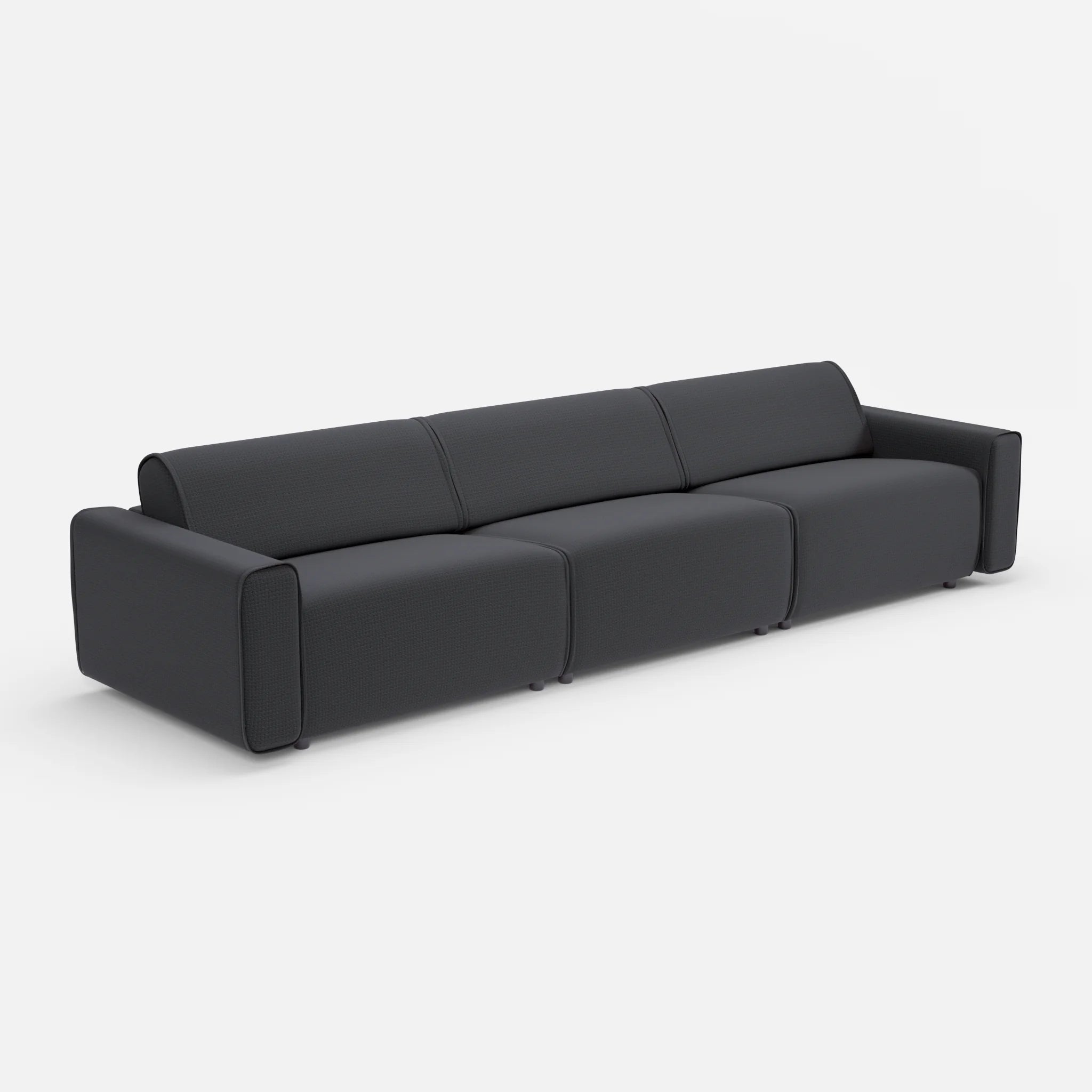 3 Sitzer Sofa Belleform 1 nabucco8019 in Anthrazit von der Seite