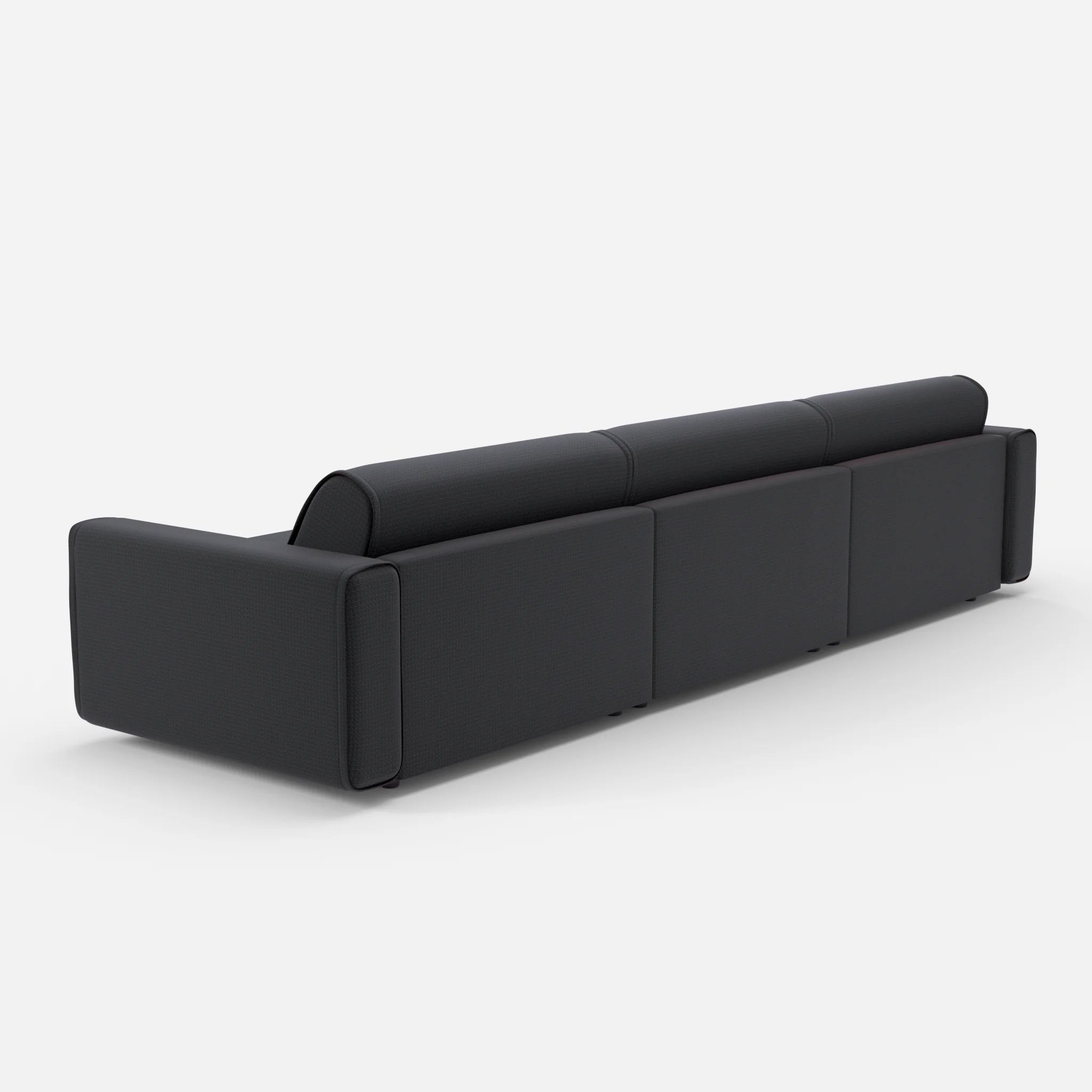 3 Sitzer Sofa Belleform 1 nabucco8019 in Anthrazit von hinten