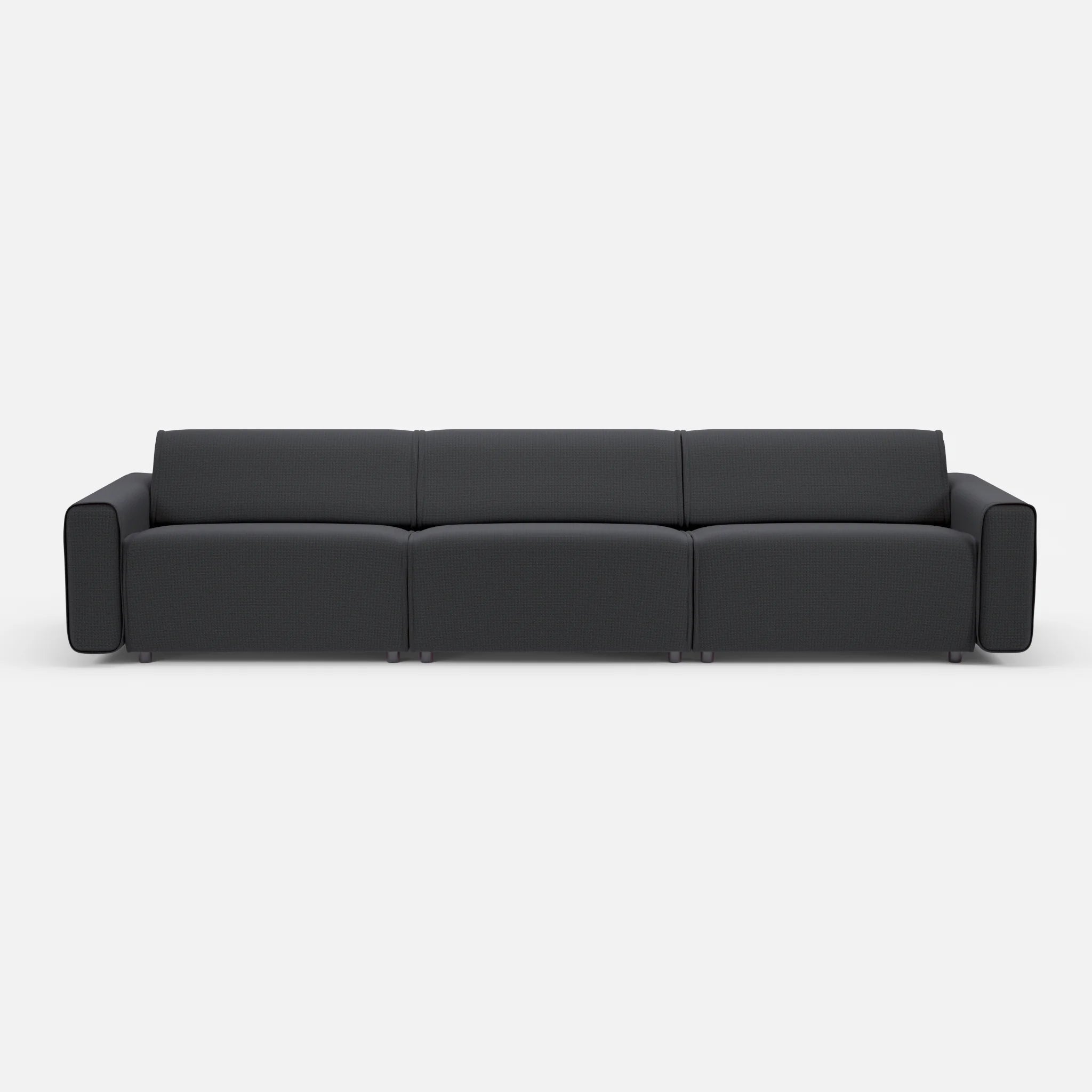 3 Sitzer Sofa Belleform 1 nabucco8019 in Anthrazit von vorne