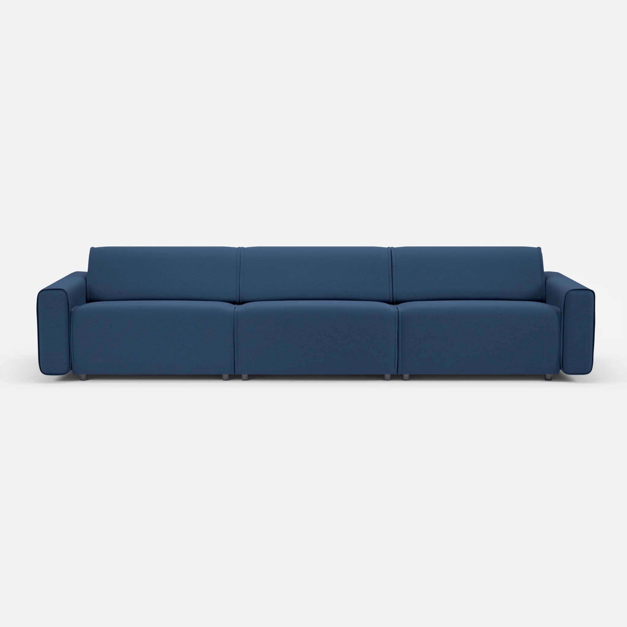 3 Sitzer Sofa Belleform 1 novumamur in Navy von vorne