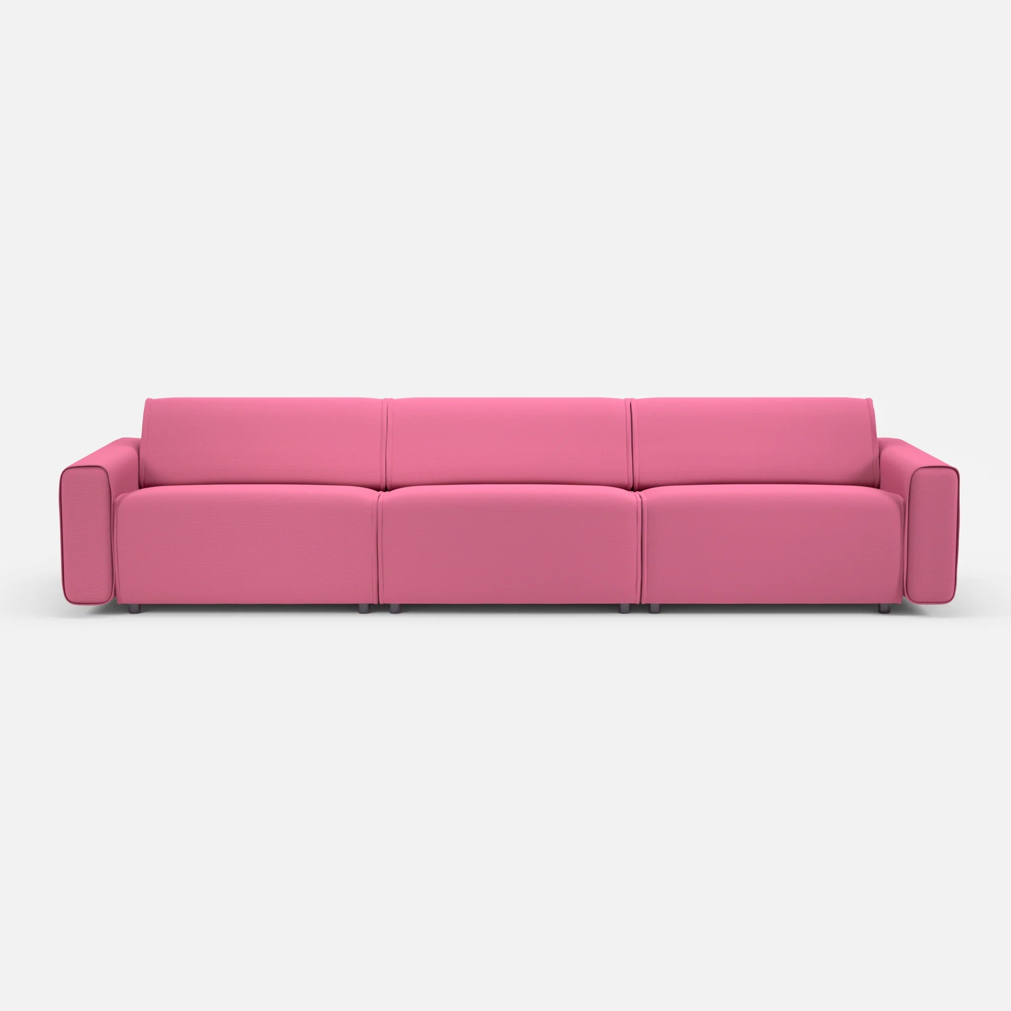 3 Sitzer Sofa Belleform 1 novumlitchi in Violett von vorne