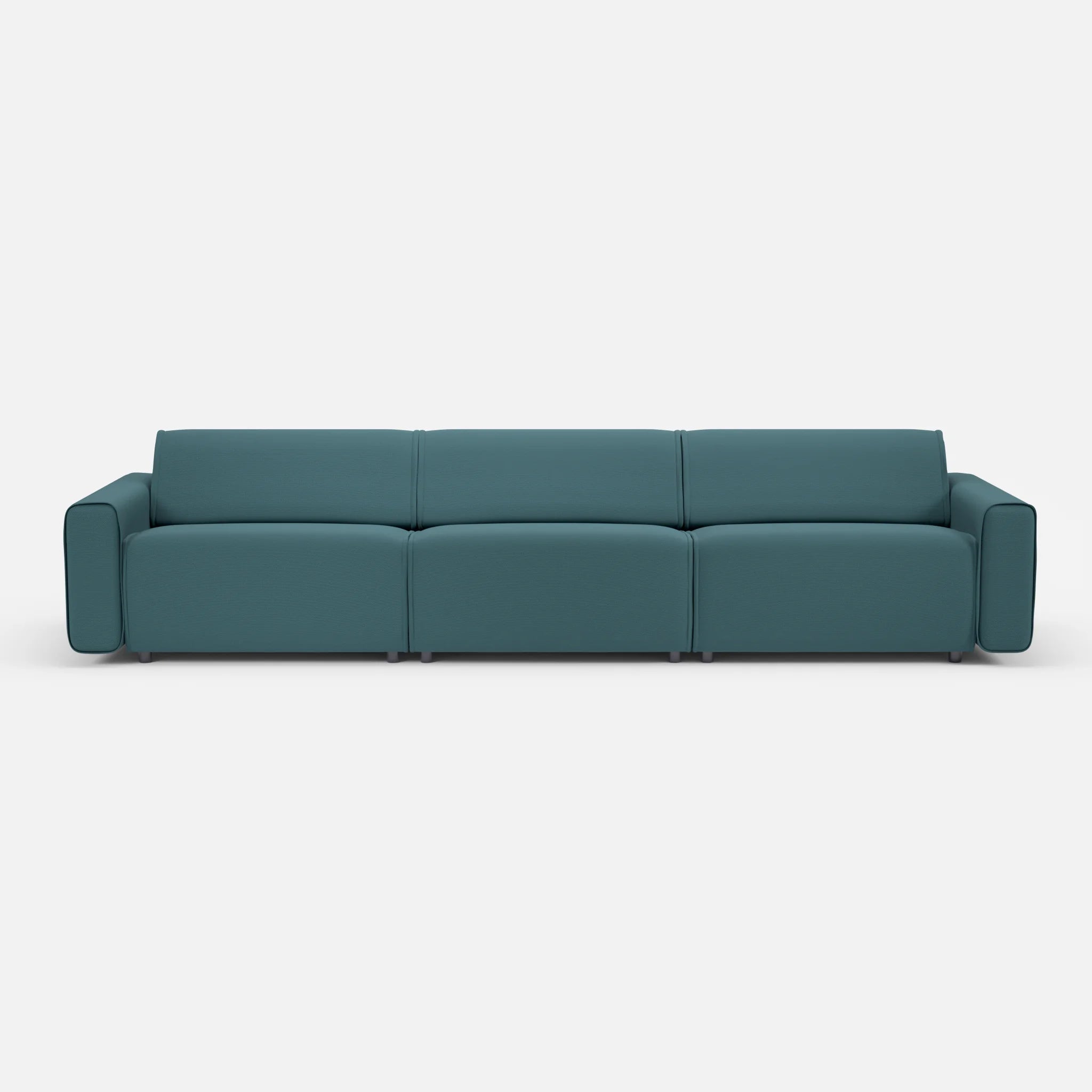 3 Sitzer Sofa Belleform 1 novumsamoa in Dunkelblau von vorne