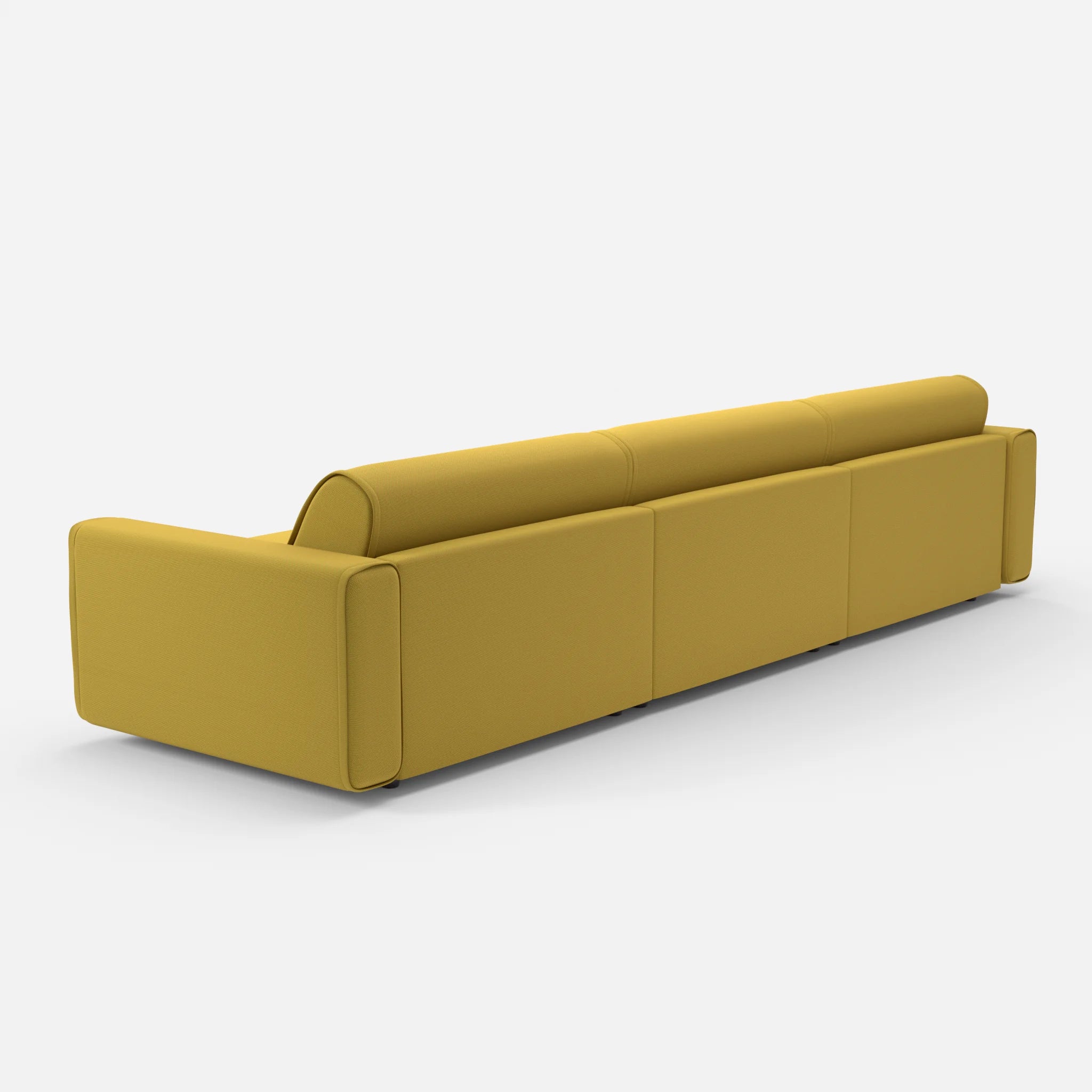 3 Sitzer Sofa Belleform 1 novumtivoli in Hellgrün von hinten