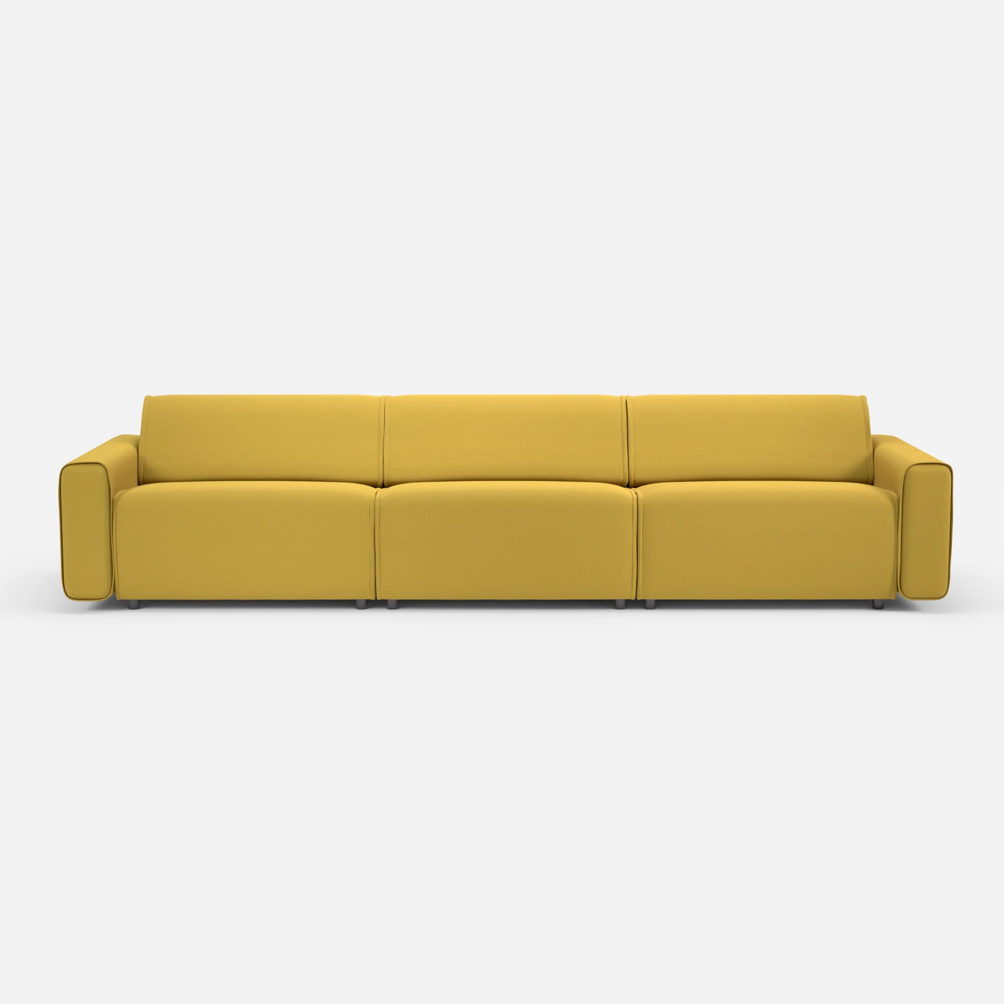 3 Sitzer Sofa Belleform 1 novumtivoli in Hellgrün von vorne