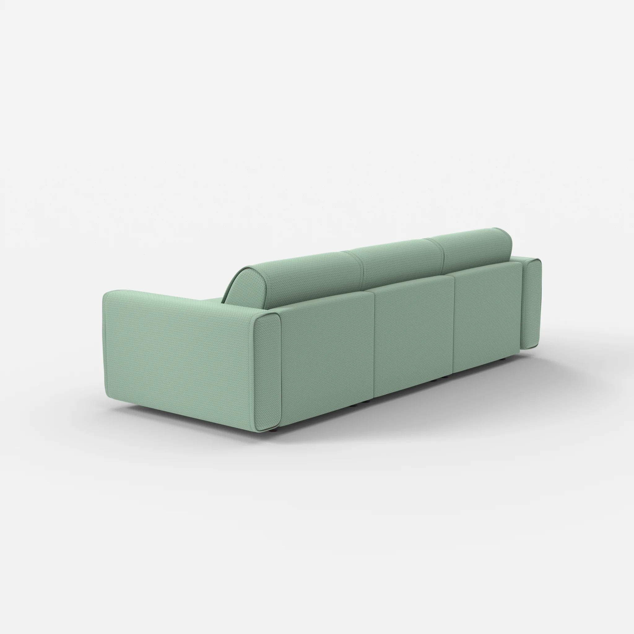 3 Sitzer Sofa Belleform mit breiter Armlehne 1 nabucco7030 in Türkis von hinten