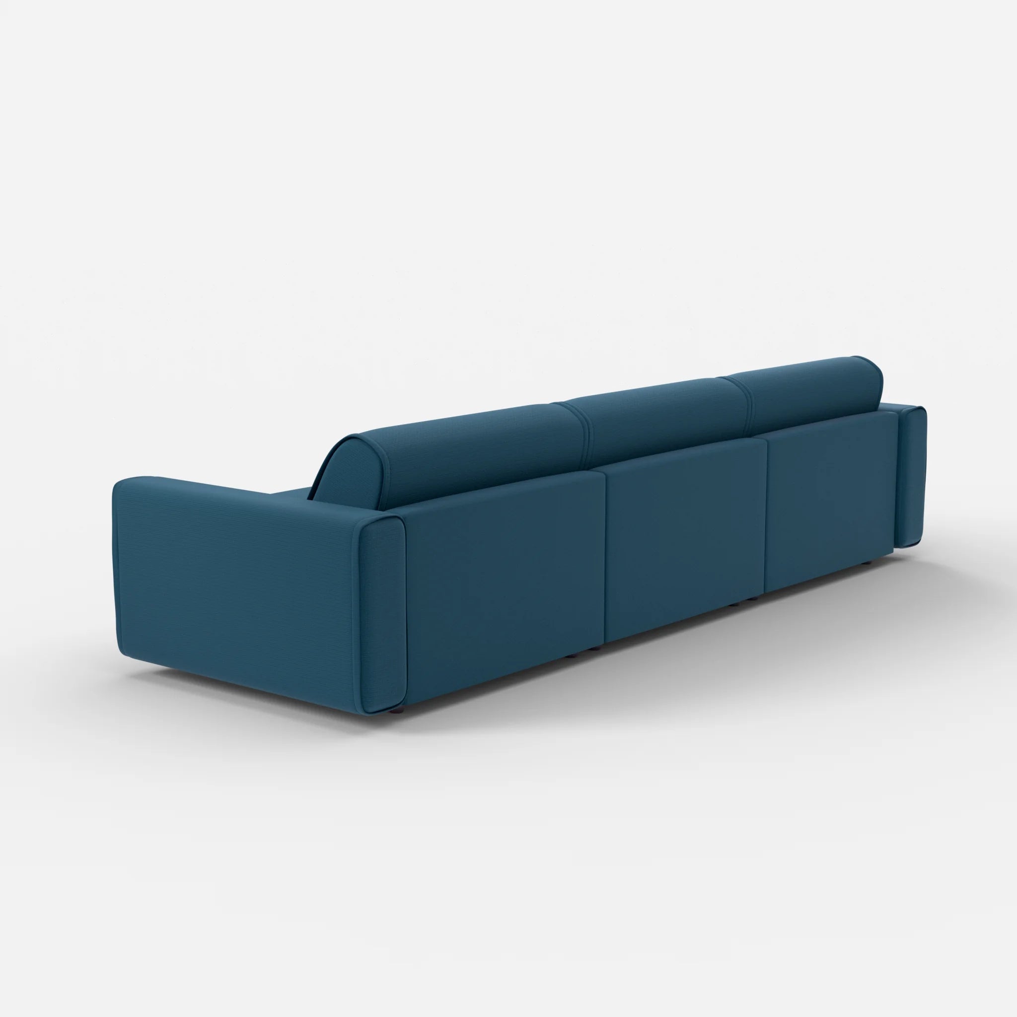3 Sitzer Sofa Belleform mit breiter Armlehne 3 nabucco6075 in Blau von hinten