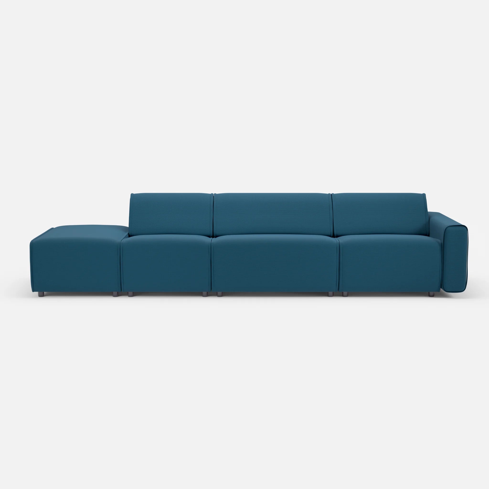 3 Sitzer Sofa Belleform mit offener Seite links 1 nabucco6075 in Blau von vorne